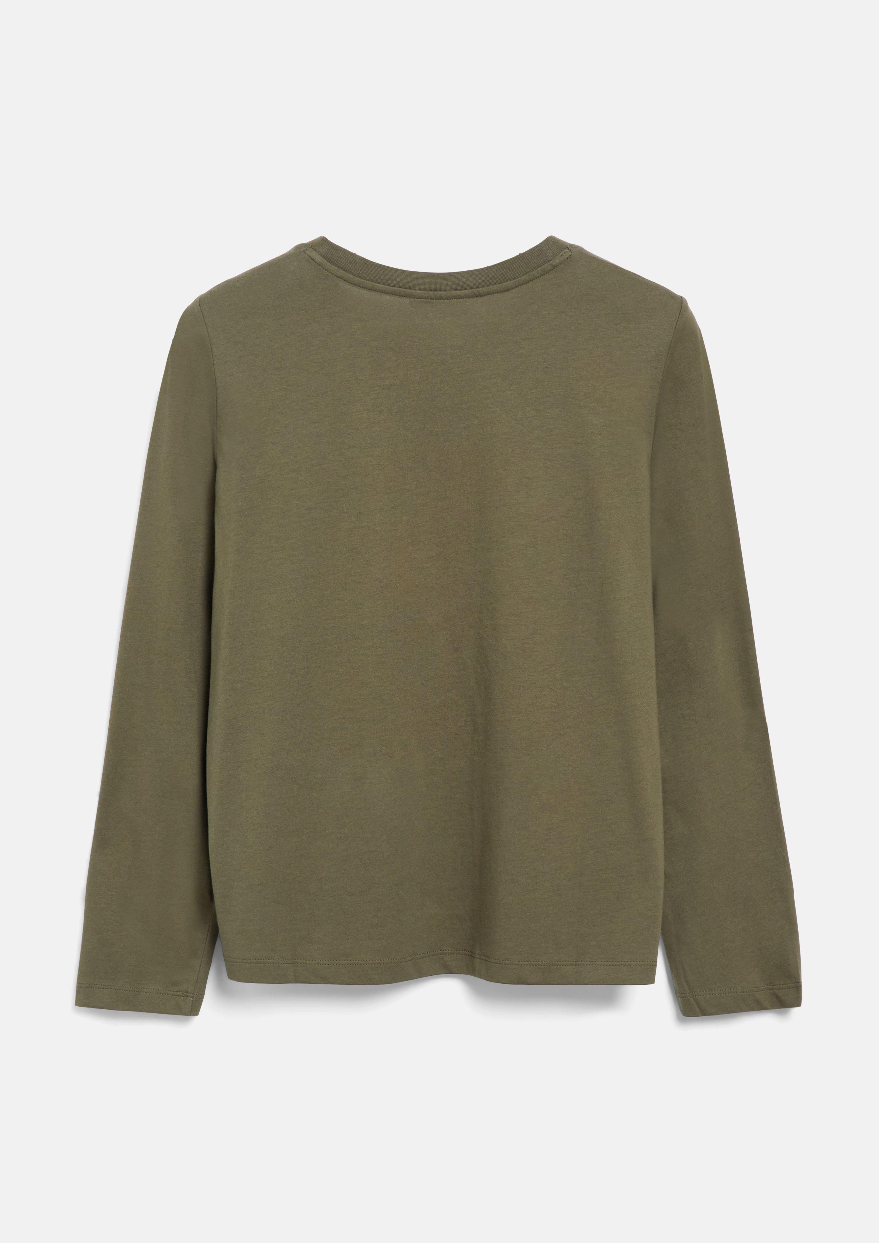 Dames T-Shirt in olijfgroen van s.Oliver
