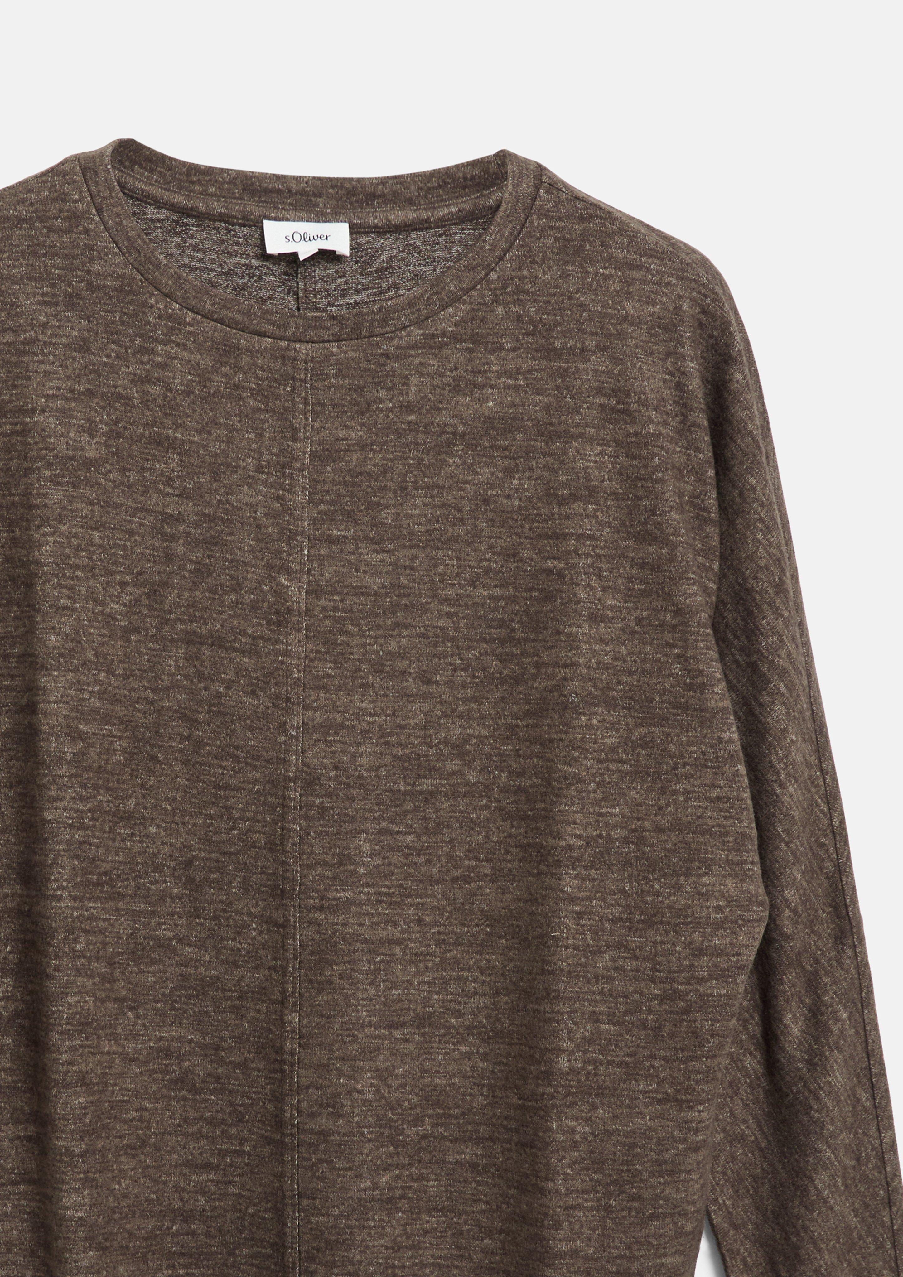 Dames T-Shirt in bruin van s.Oliver