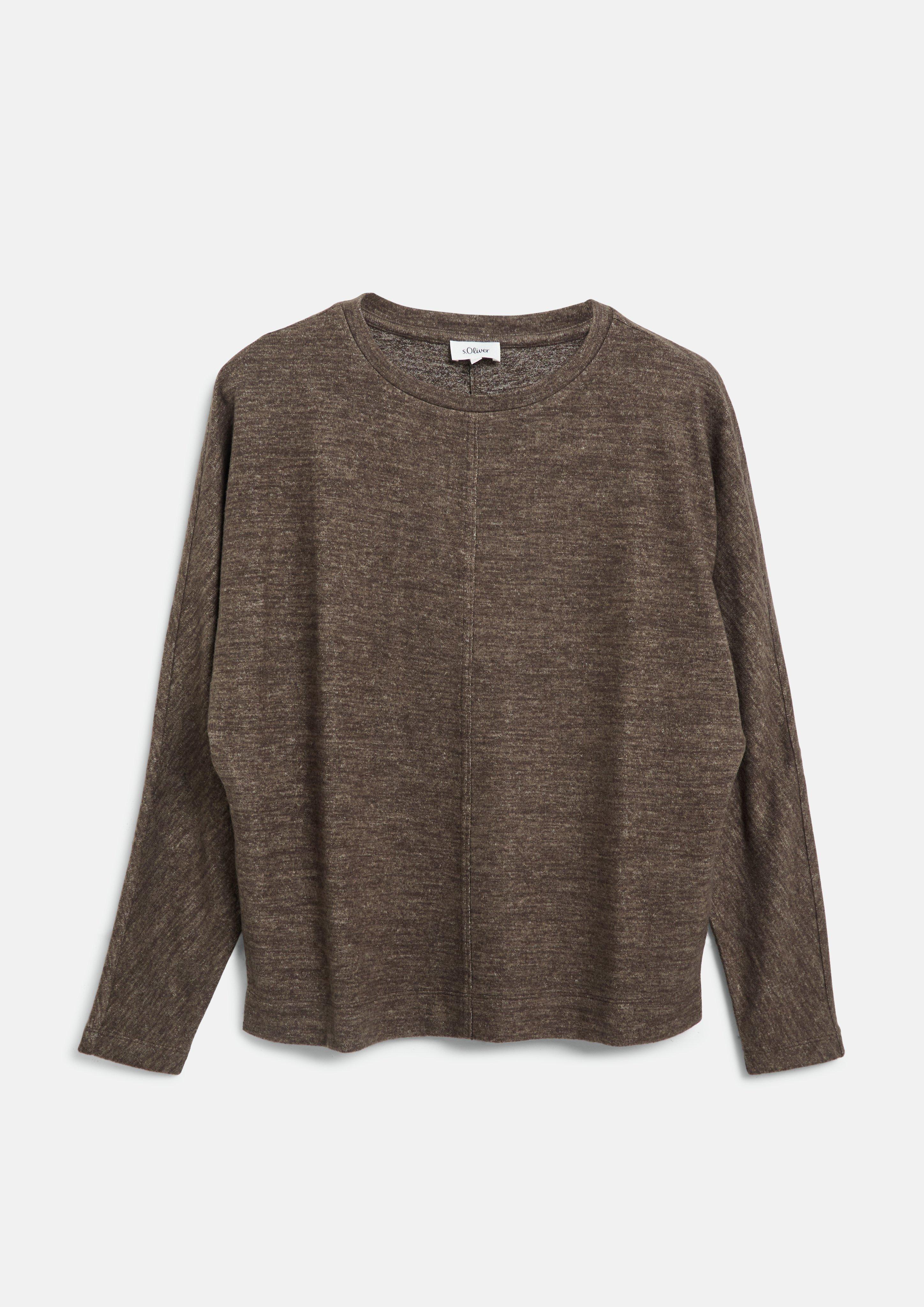 Dames T-Shirt in bruin van s.Oliver