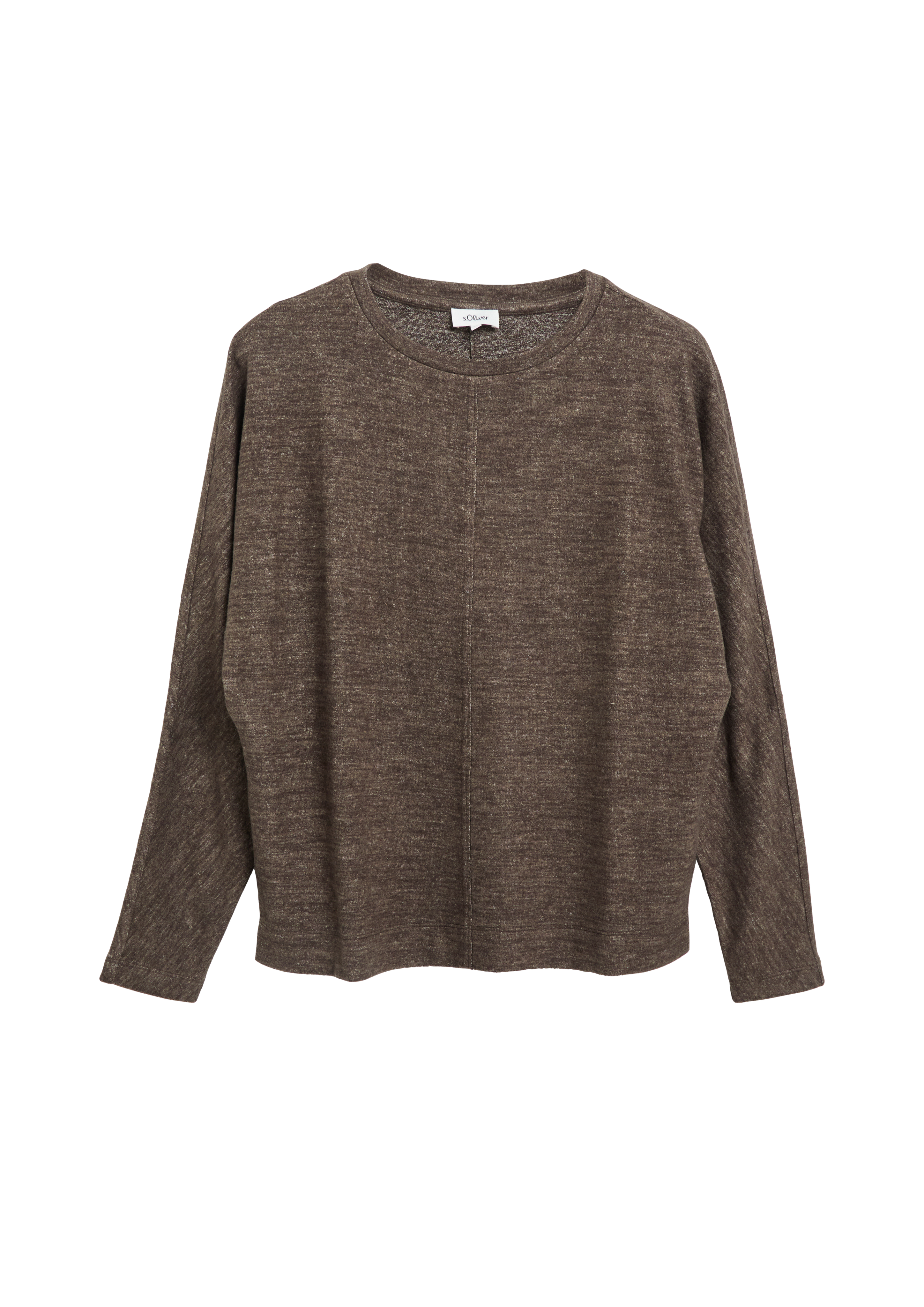 Zacht jersey-shirt met vleermuismouwen