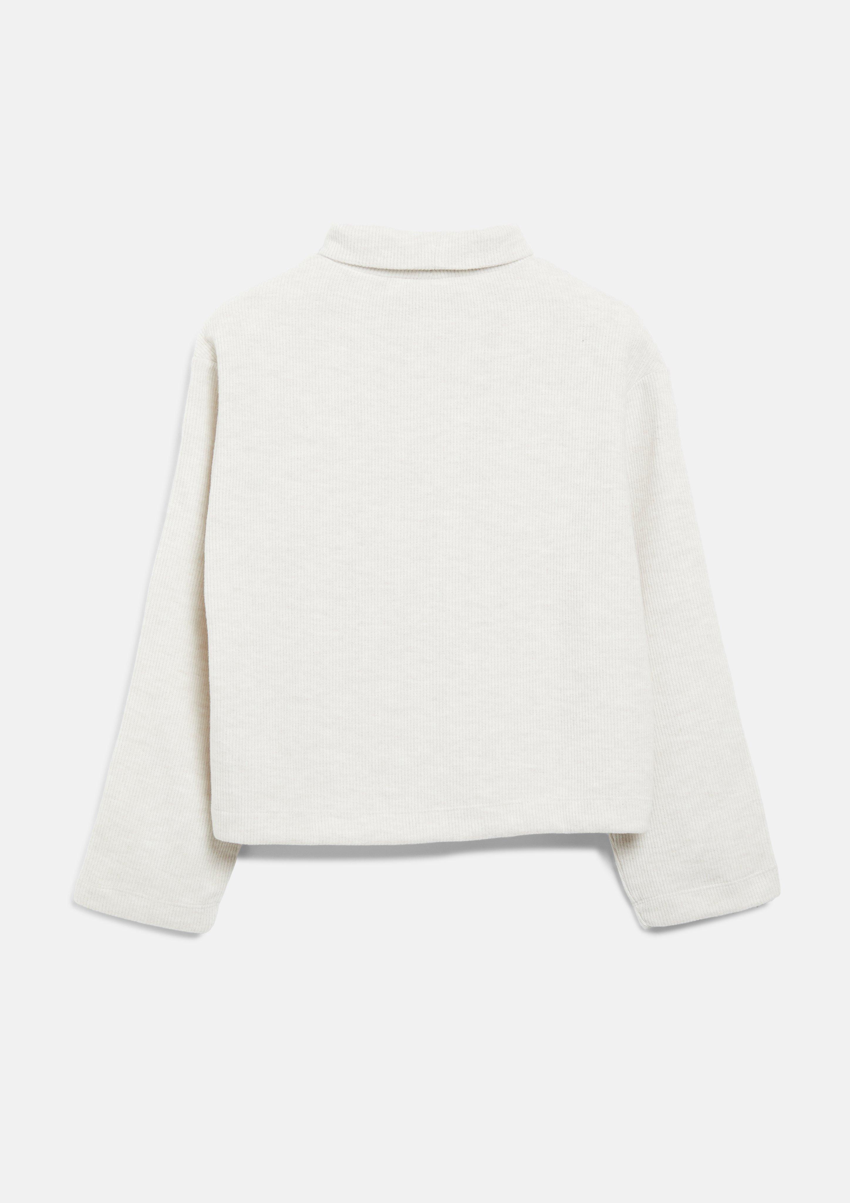 Damen Weiches Sweatshirt mit Stehkragen in beige von s.Oliver