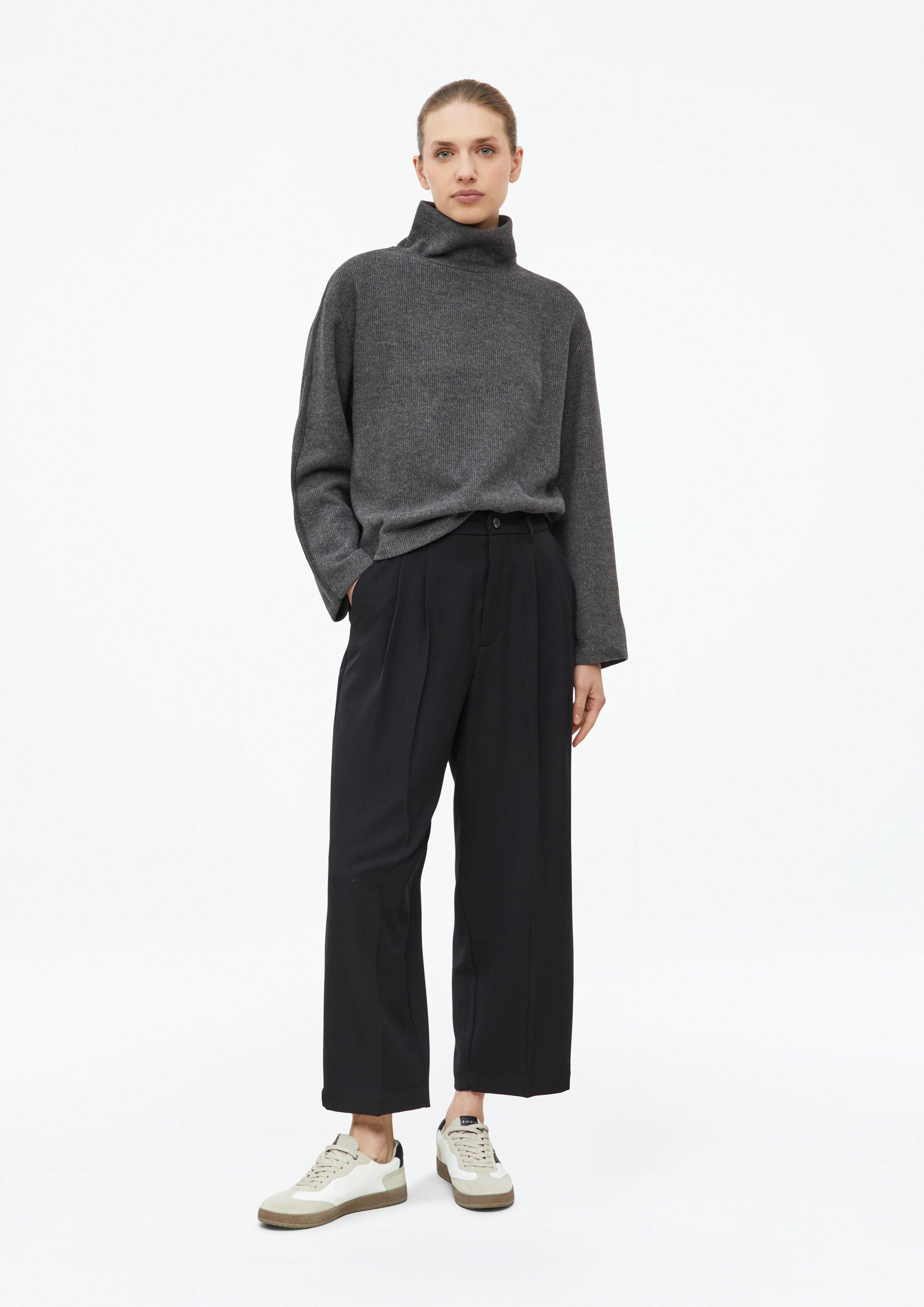 Damen Weiches Sweatshirt mit Stehkragen in grau von s.Oliver