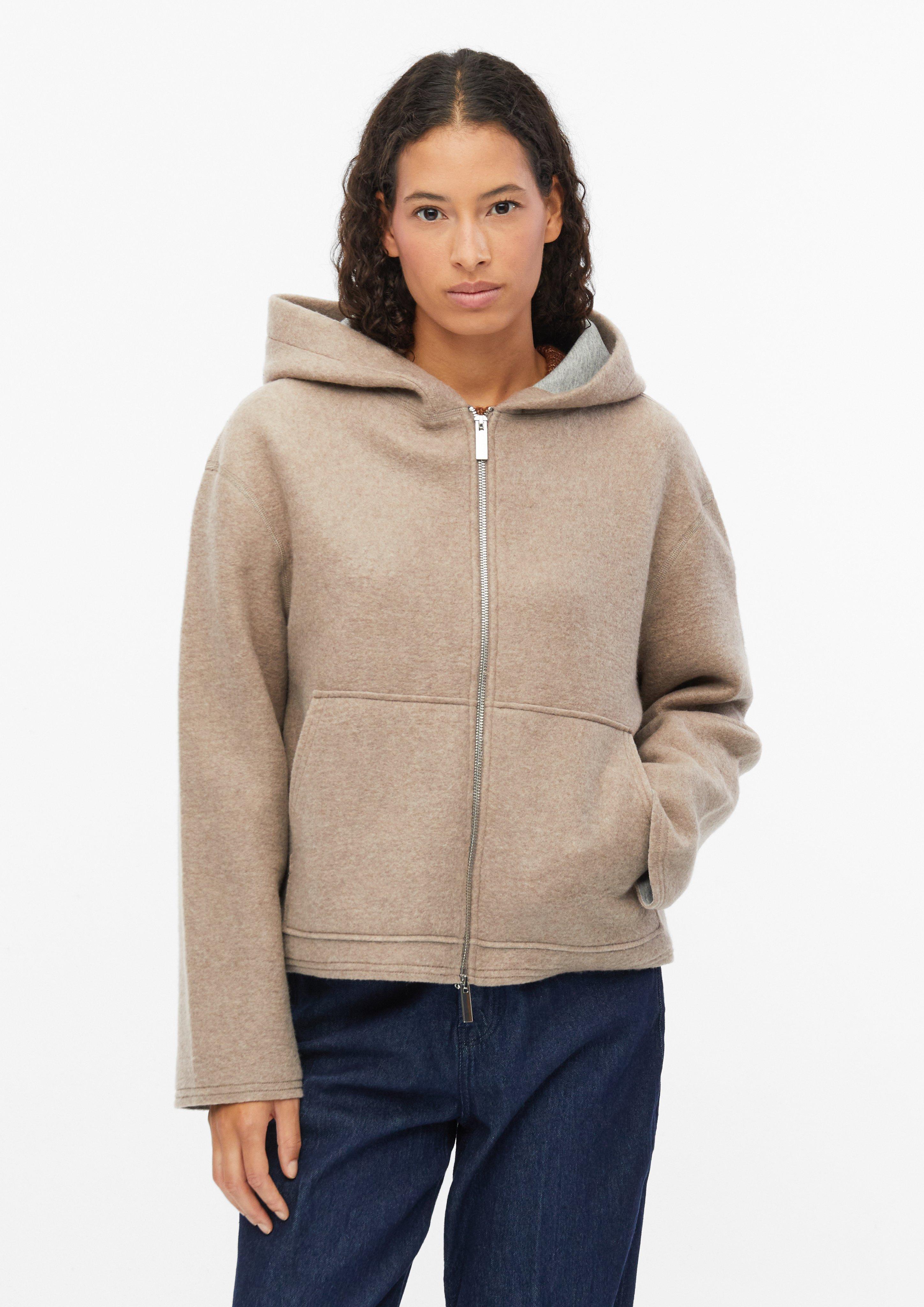 Sweat-shirt Veste en brun de s.Oliver