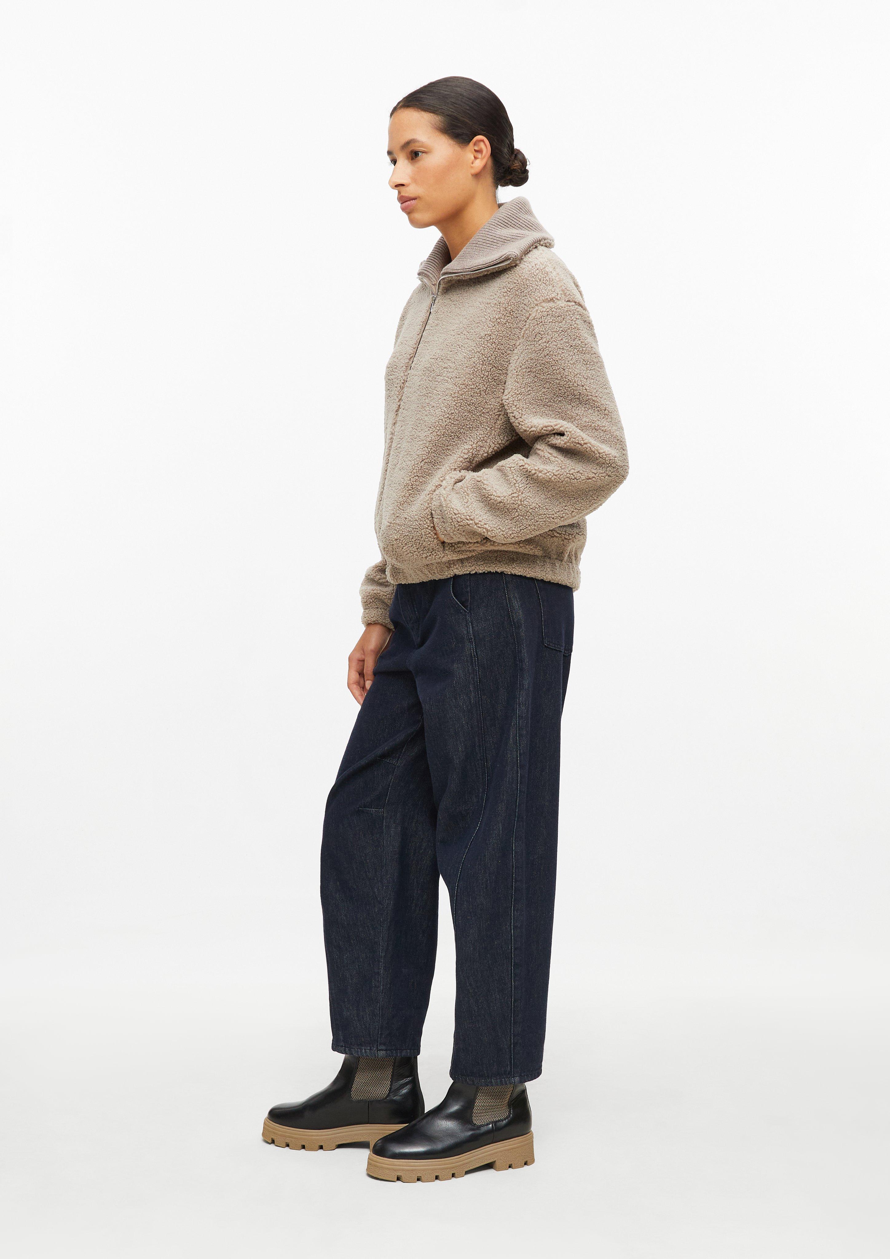 Damen Sweatshirt Jacke in braun von s.Oliver