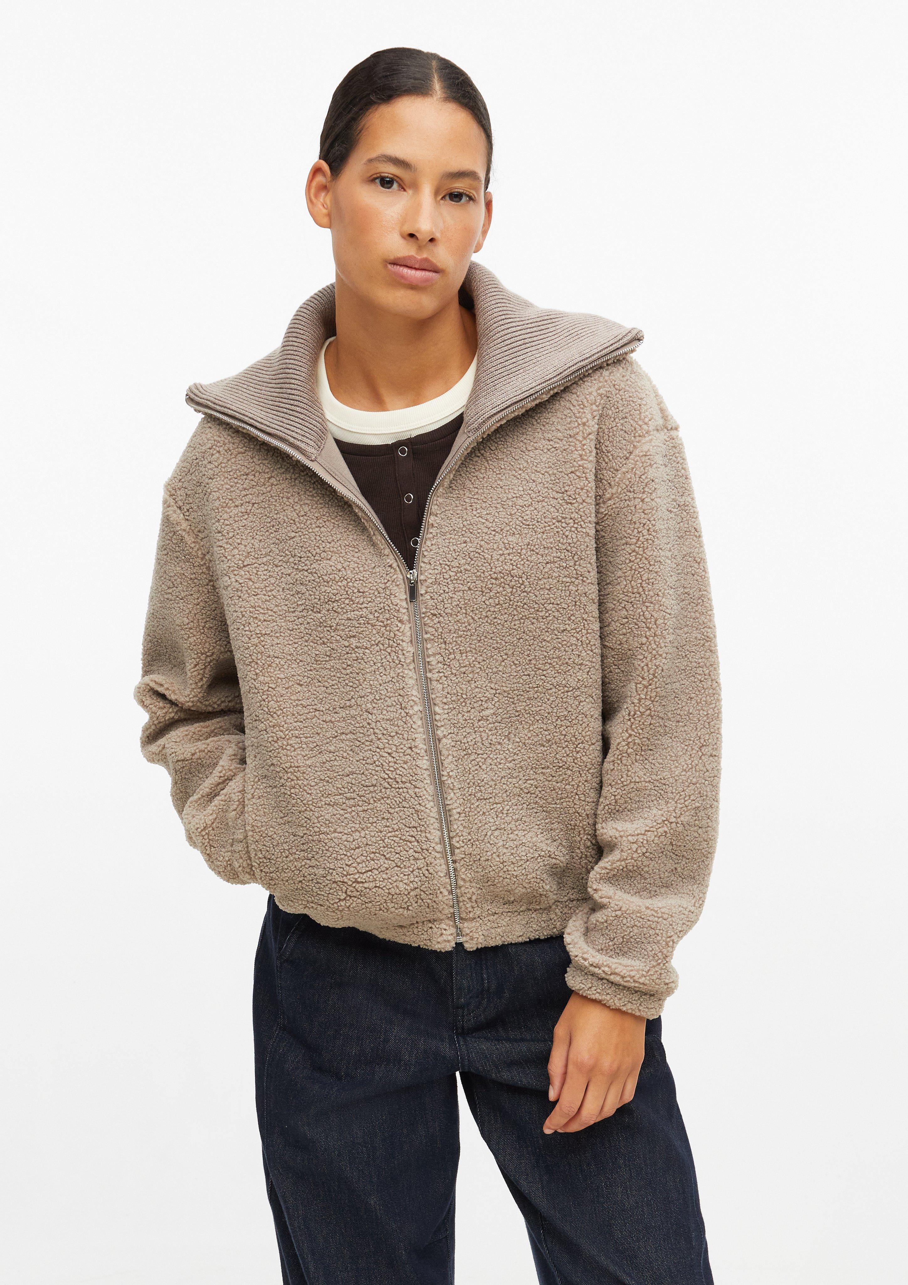 Sweatshirt Jacke in Farbe hellbraun von s.Oliver