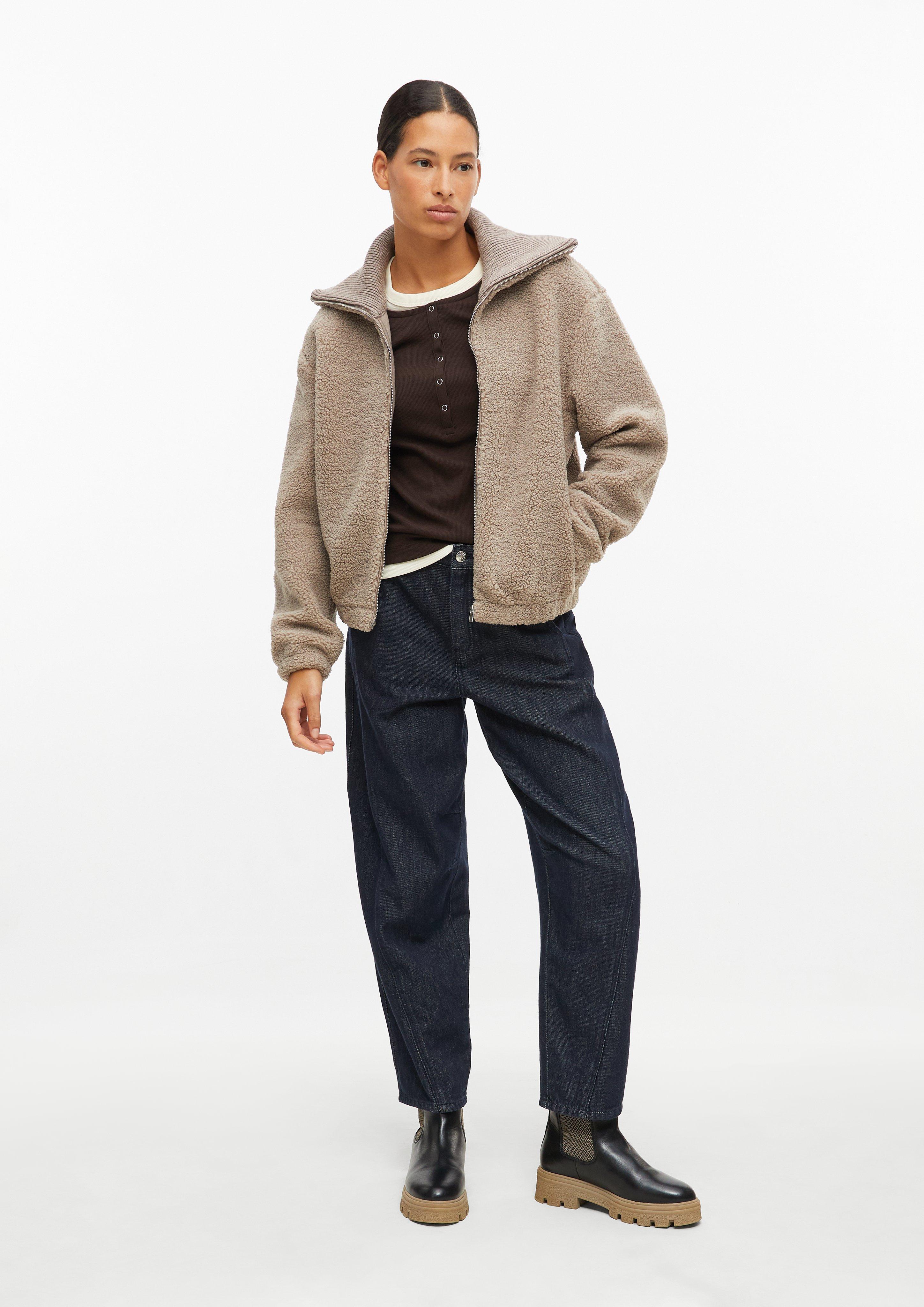 Damen Sweatshirt Jacke in braun von s.Oliver