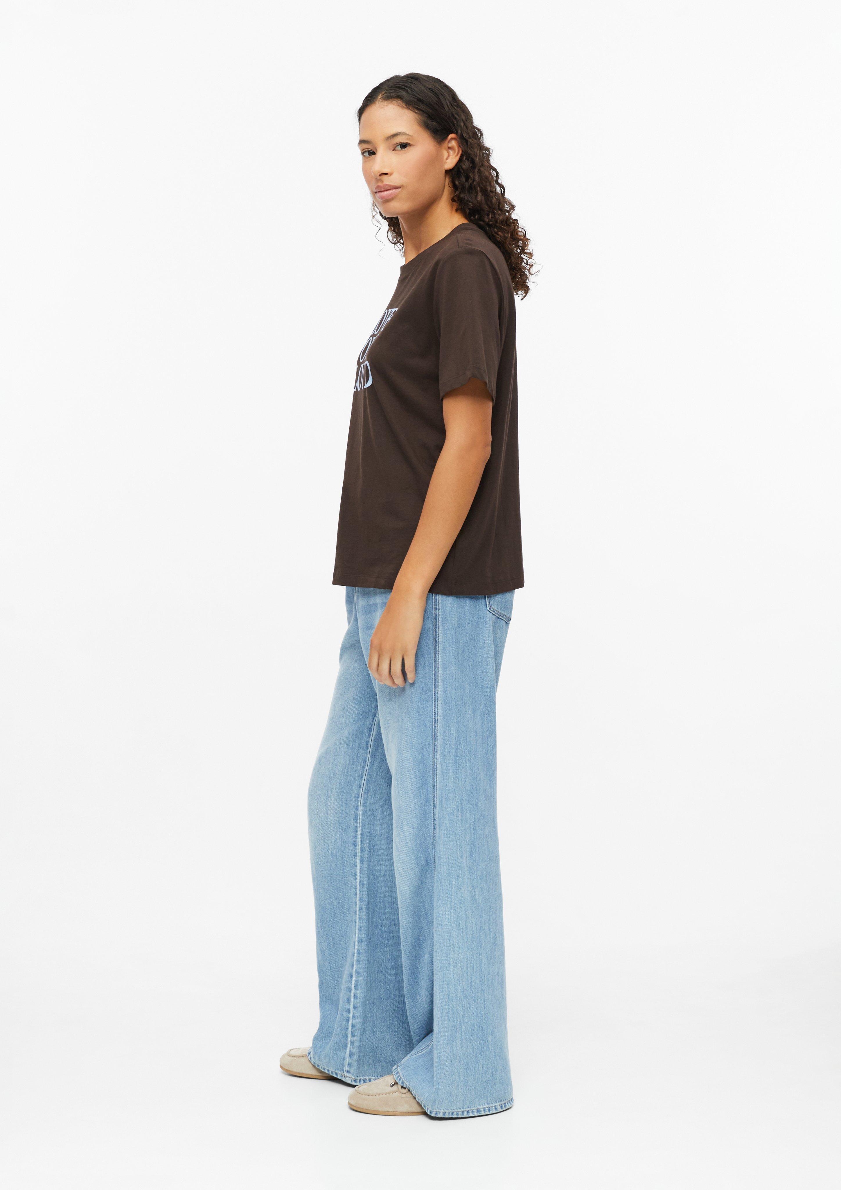 Damen T-Shirt mit Frontprint im Relaxed Fit in braun von s.Oliver