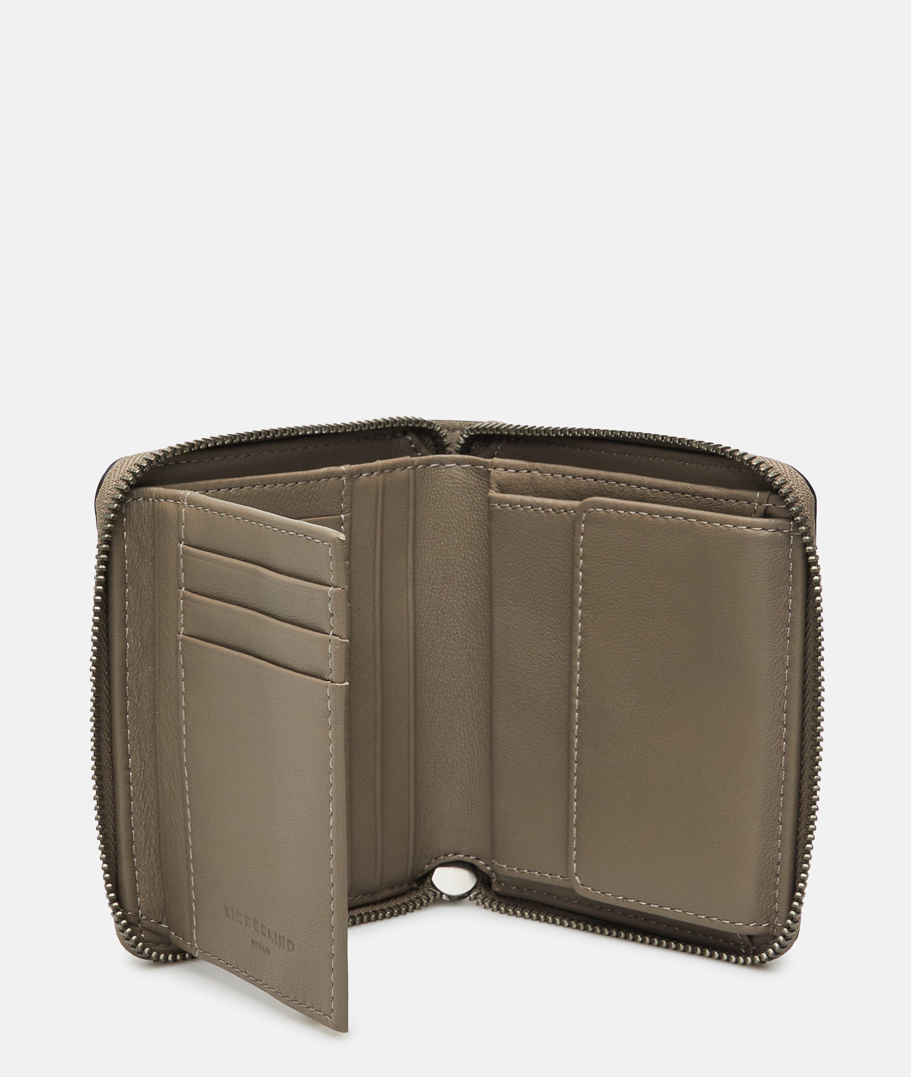 Conny Geldbörse M in olive & blau