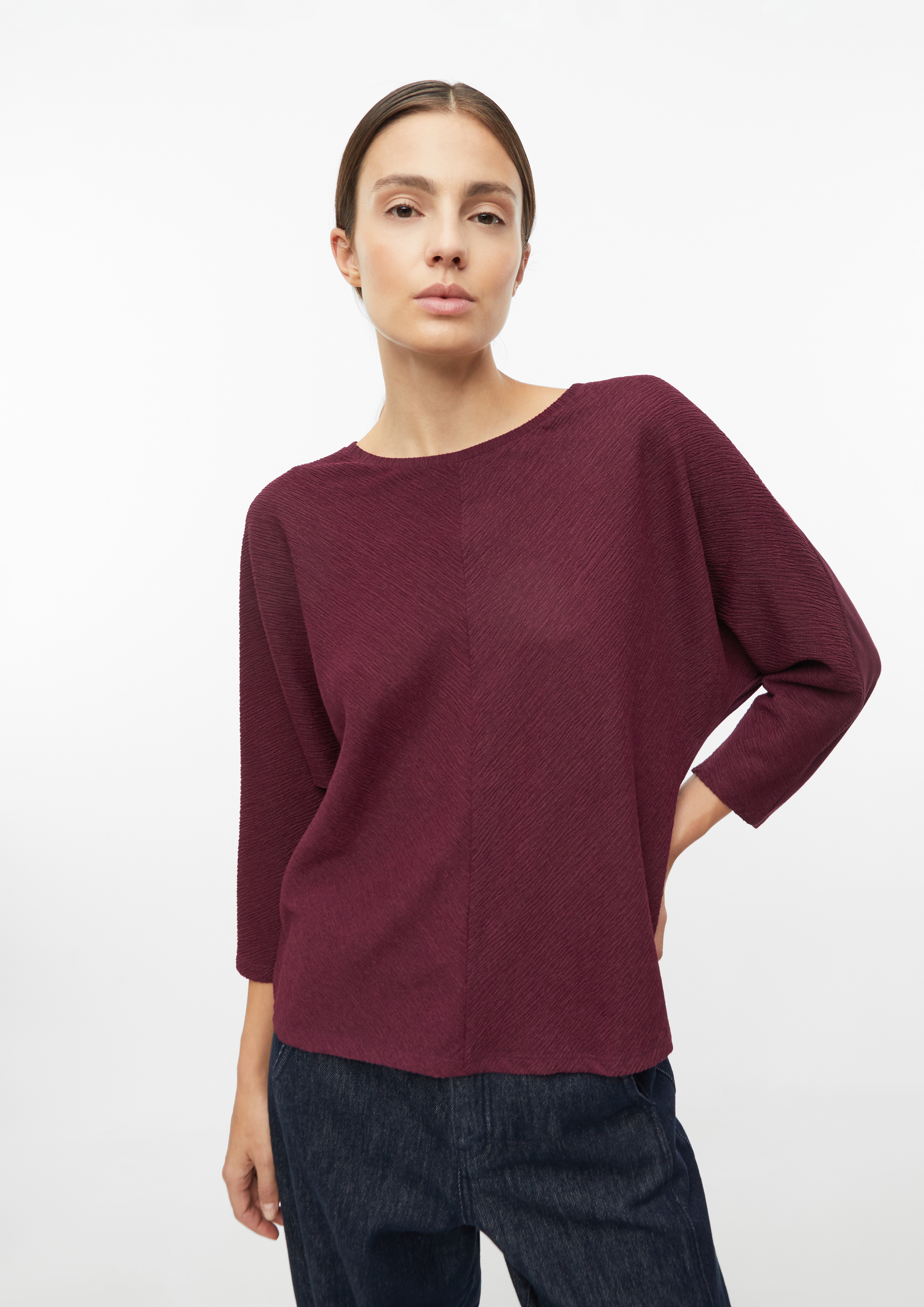 T-Shirt in Farbe bordeaux von s.Oliver