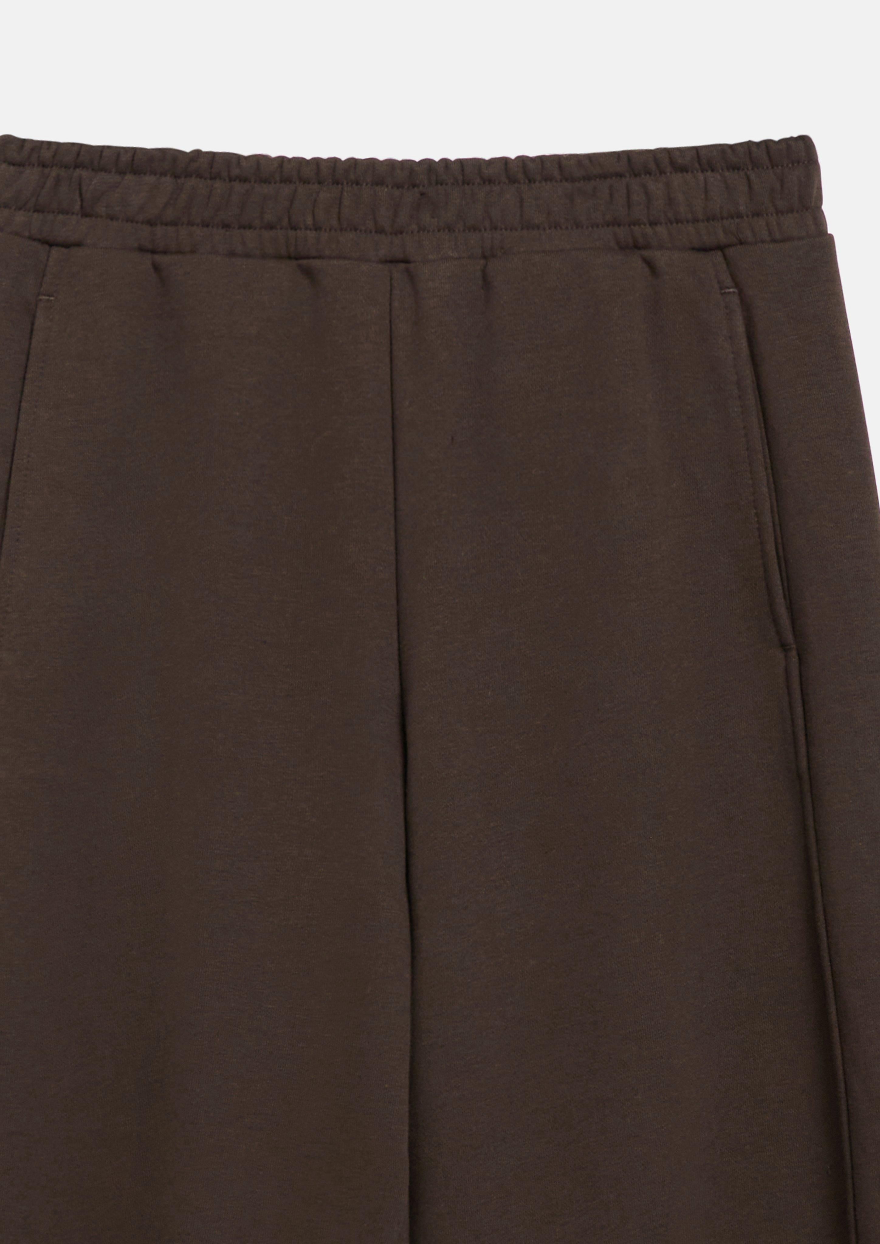 Damen Sweat-Hose mit Barrel Leg und Elastikbund in braun von s.Oliver