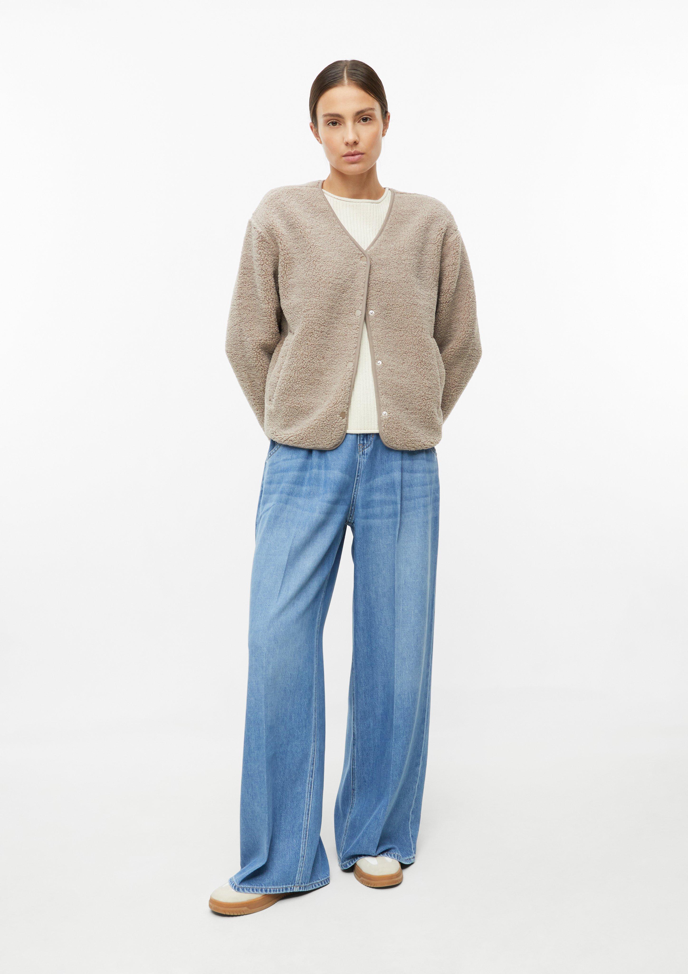 Femmes Sweat-shirt Veste en brun de s.Oliver