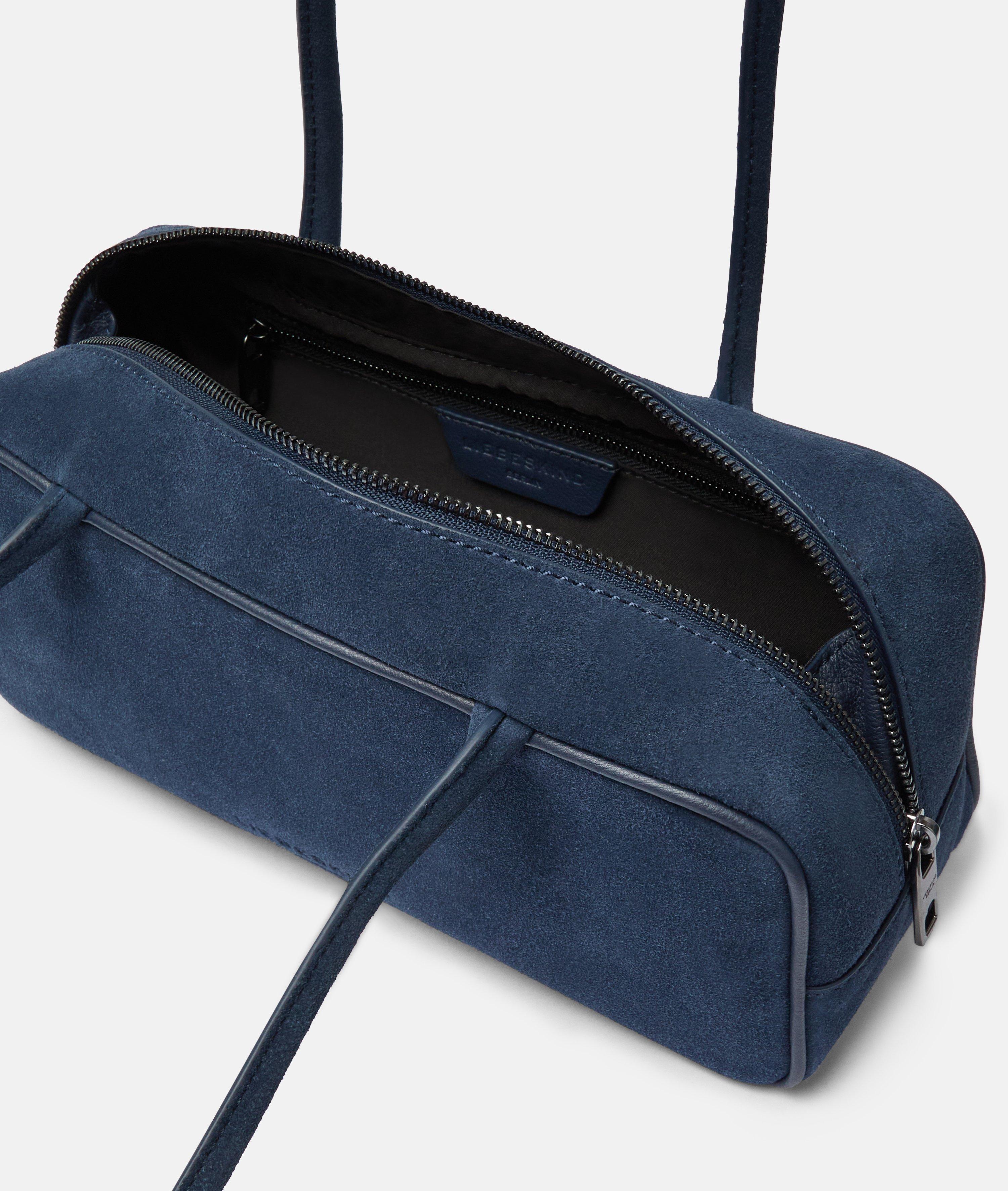 Jil Satchel S in blau & braun