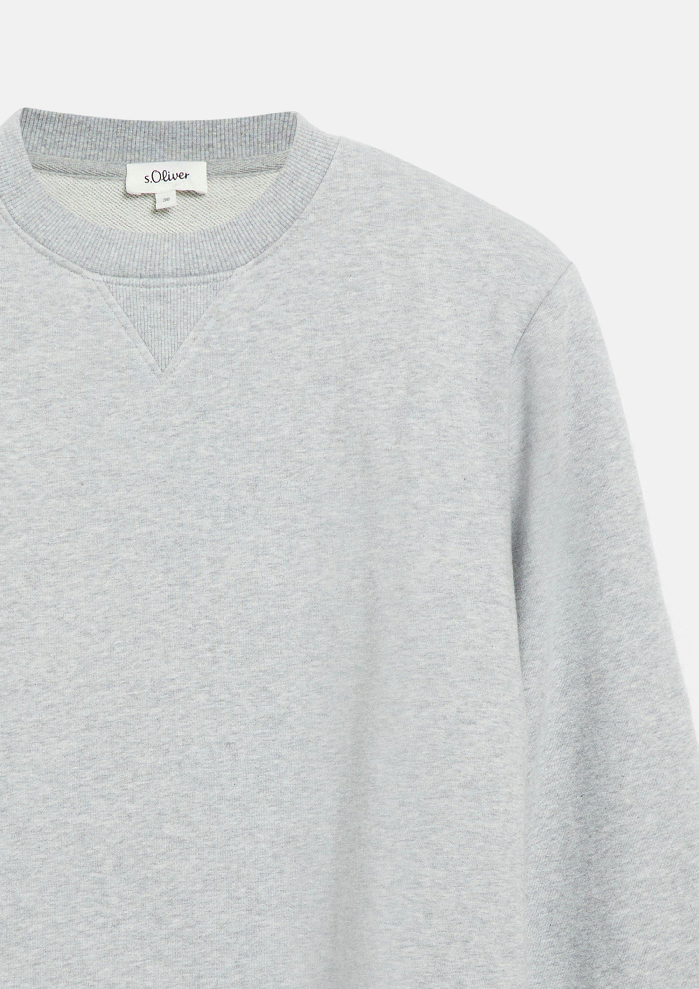 Femmes Sweat-shirt à poignets amovibles en gris de s.Oliver