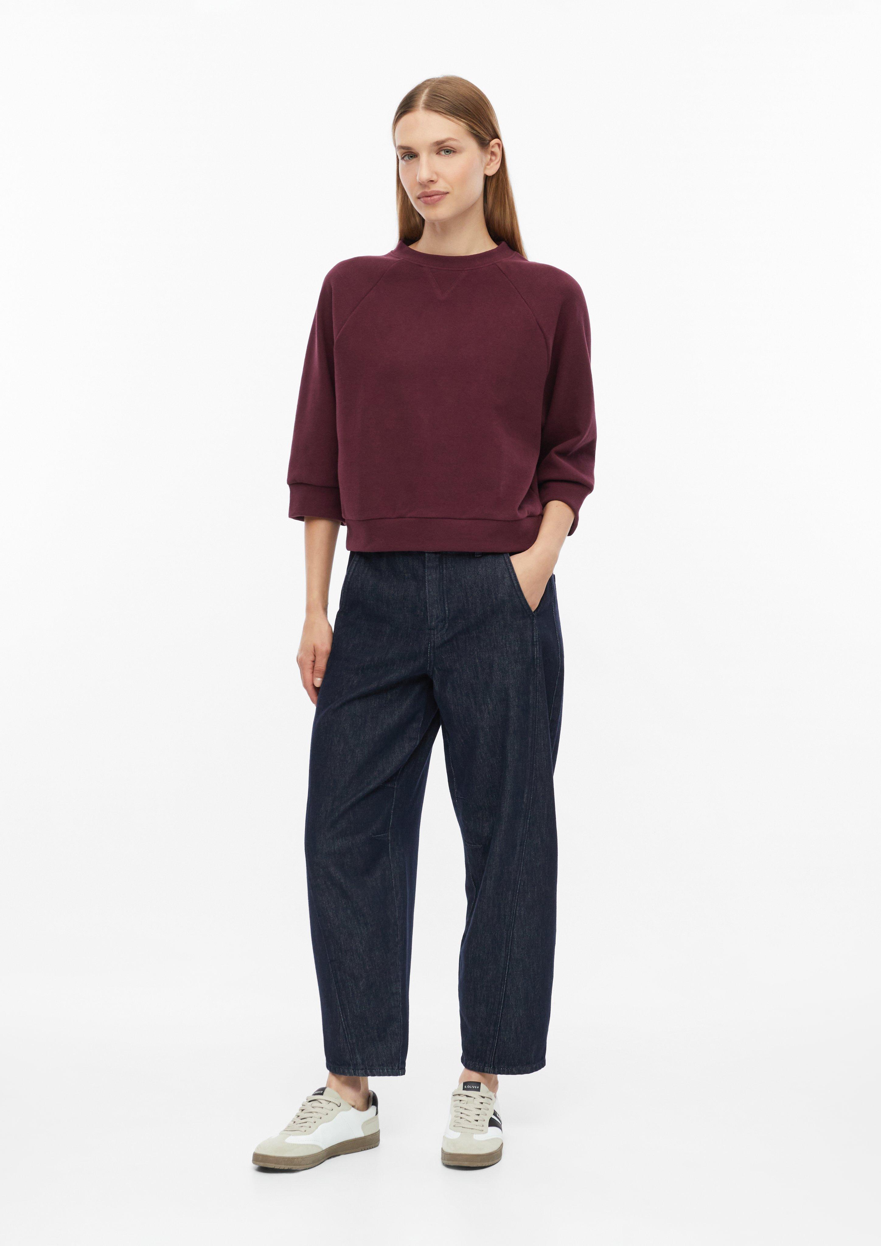 Kobiety Mechata bluza z rękawami 3/4 w kolorze czerwony od s.Oliver
