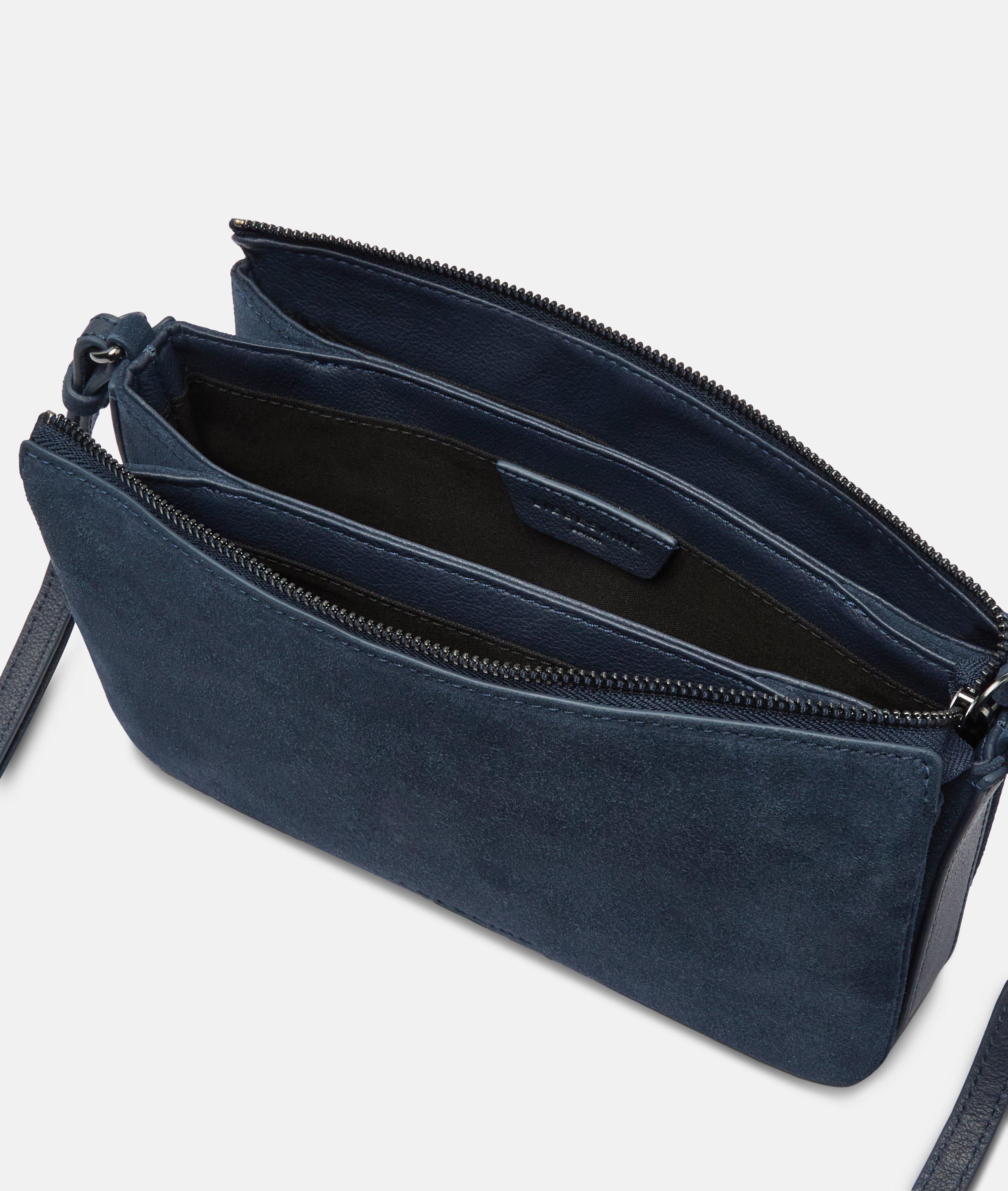 Nina tas S in blauw, beige & bruin