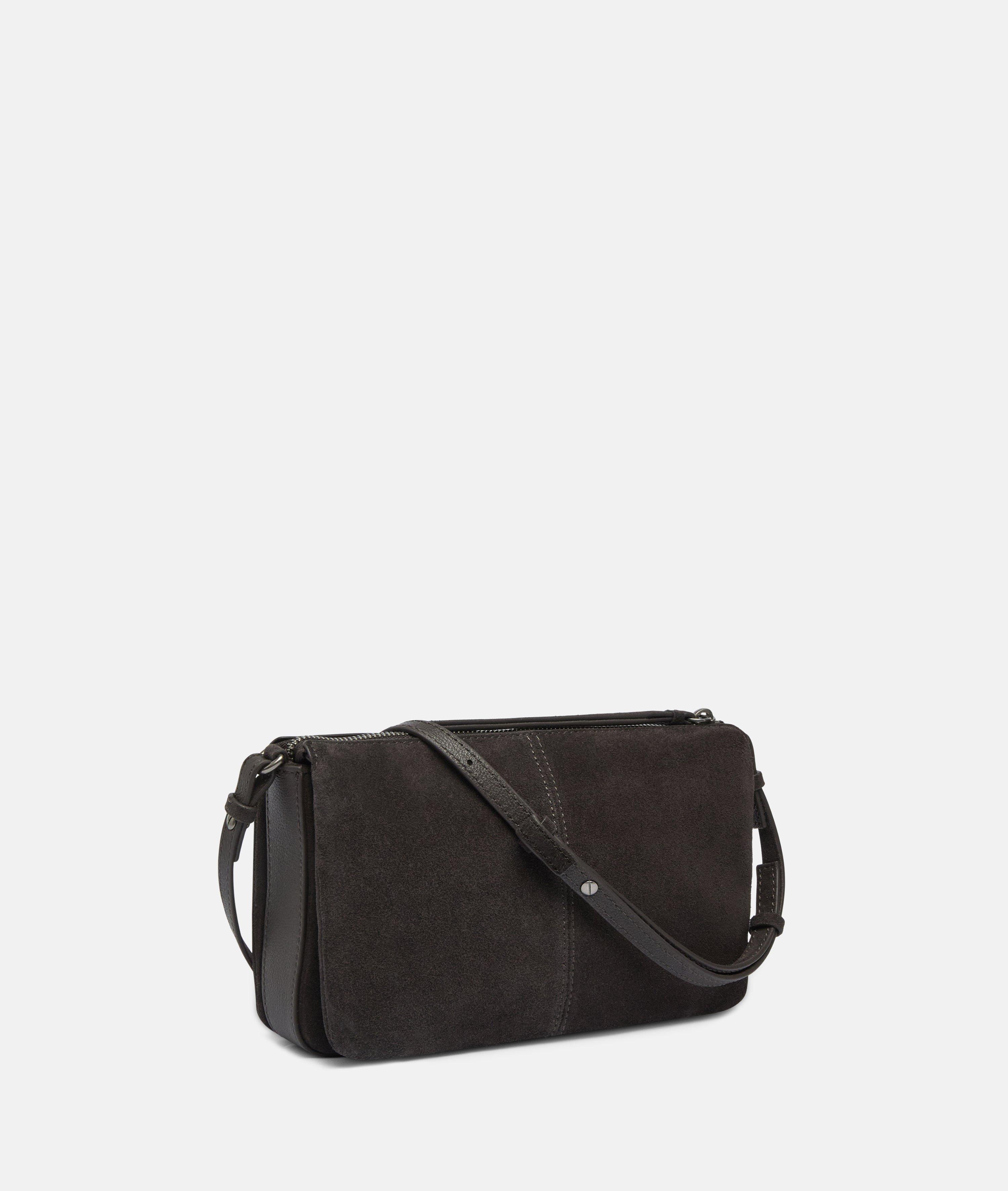 Nina tas S in bruin, blauw & beige