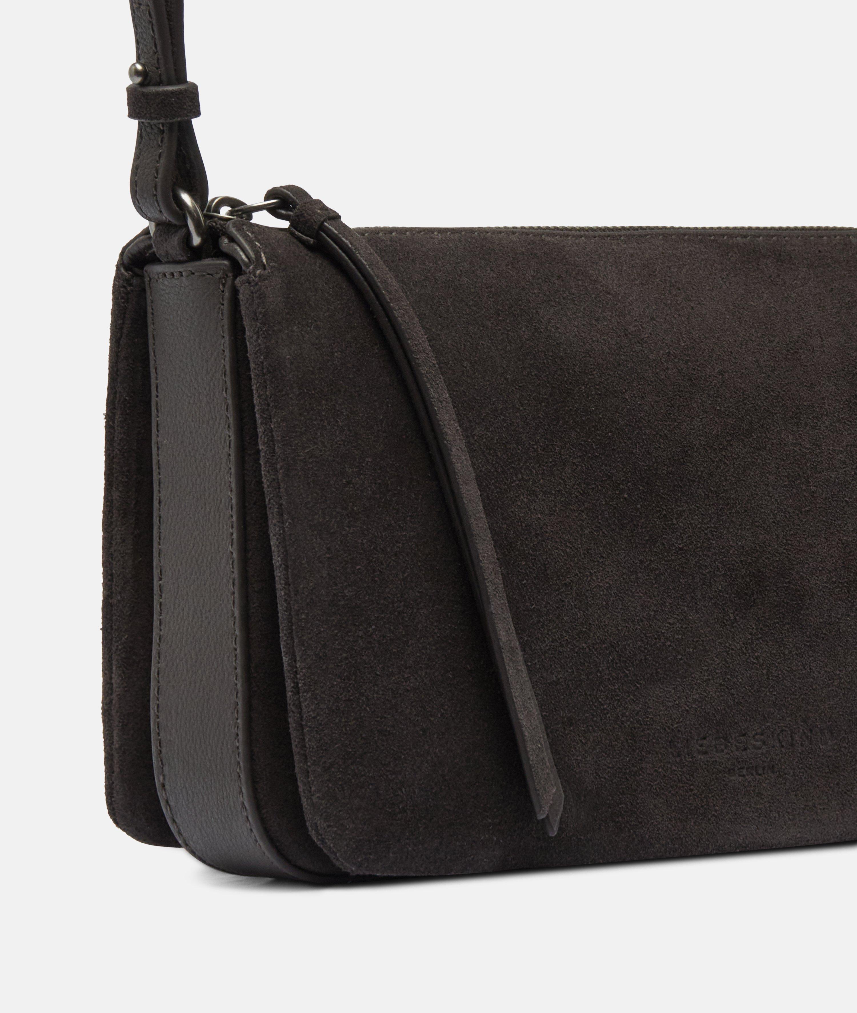 Nina tas S in bruin, blauw & beige