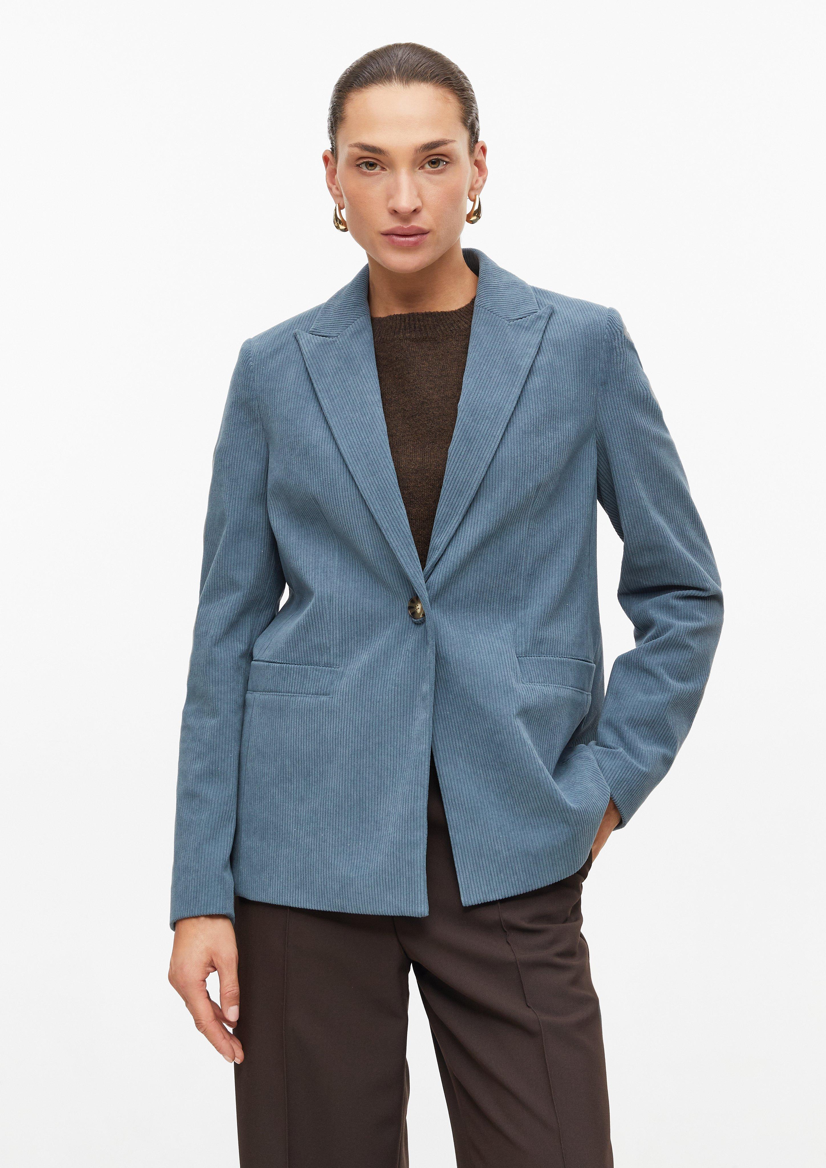 Cord-Blazer in Farbe blau von s.Oliver BLACK LABEL