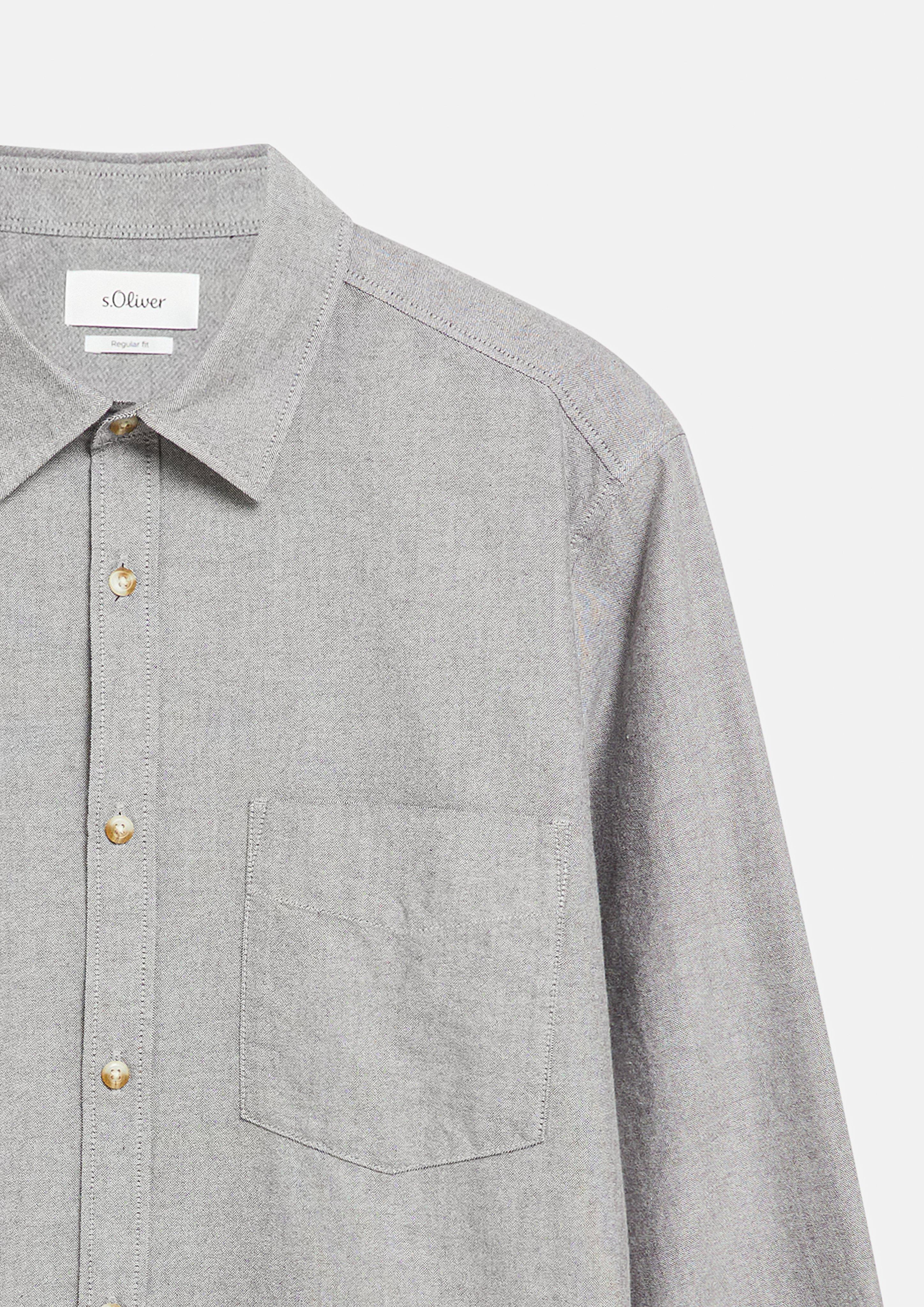 Men Shirt in brown by s.Oliver