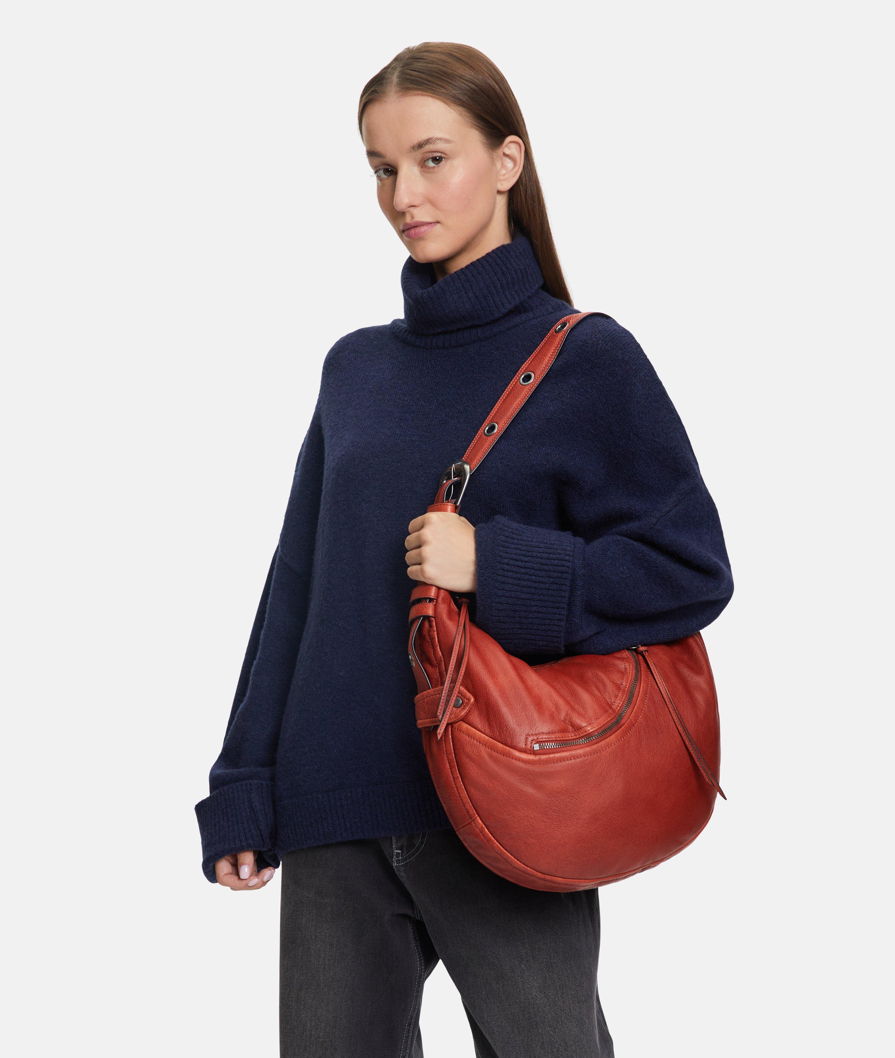 Women Spacious bag made of soft yak leather in red by Liebeskind Berlin