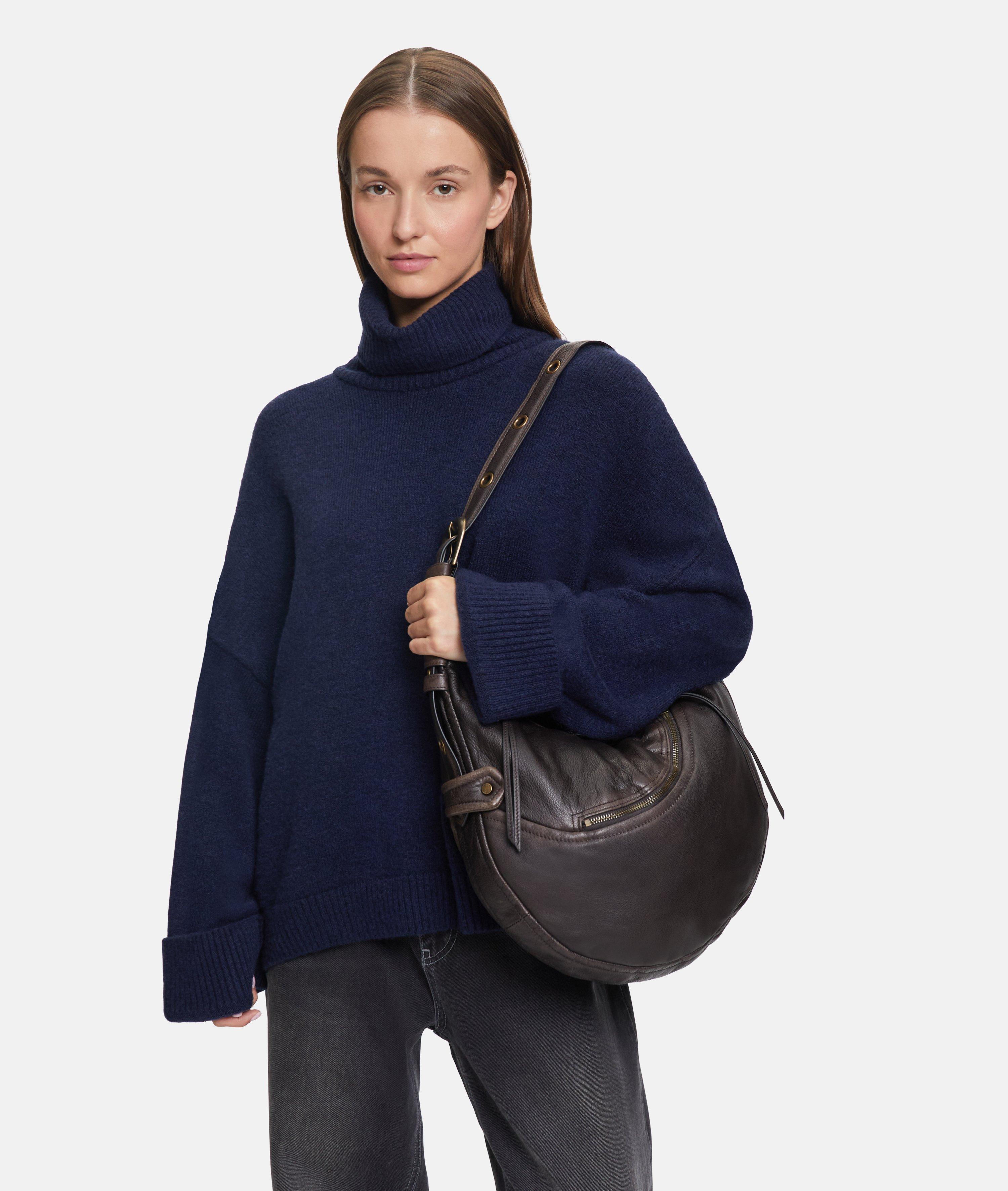 Women Spacious bag made of soft yak leather in brown by Liebeskind Berlin