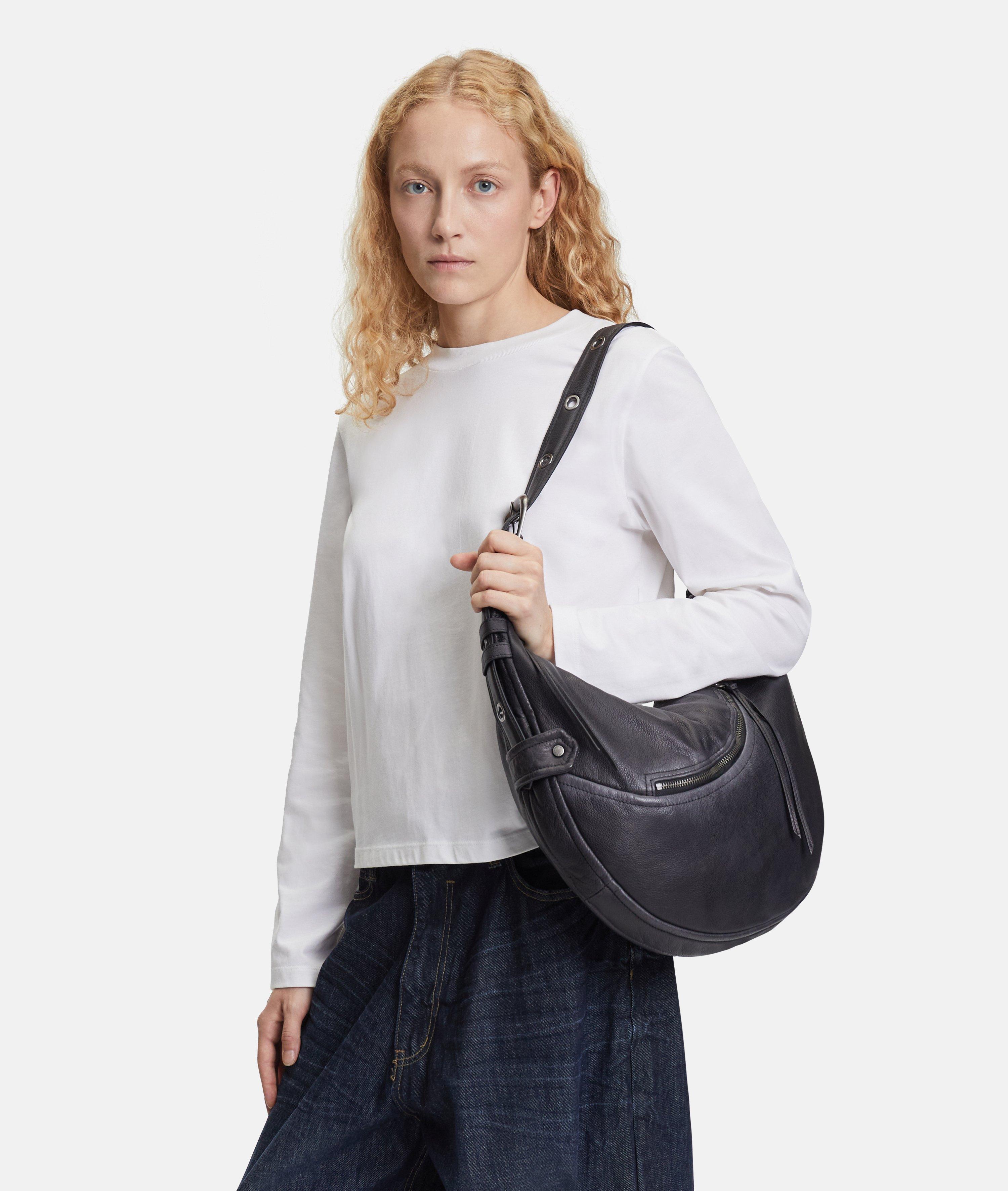 Women Spacious bag made of soft yak leather in black by Liebeskind Berlin
