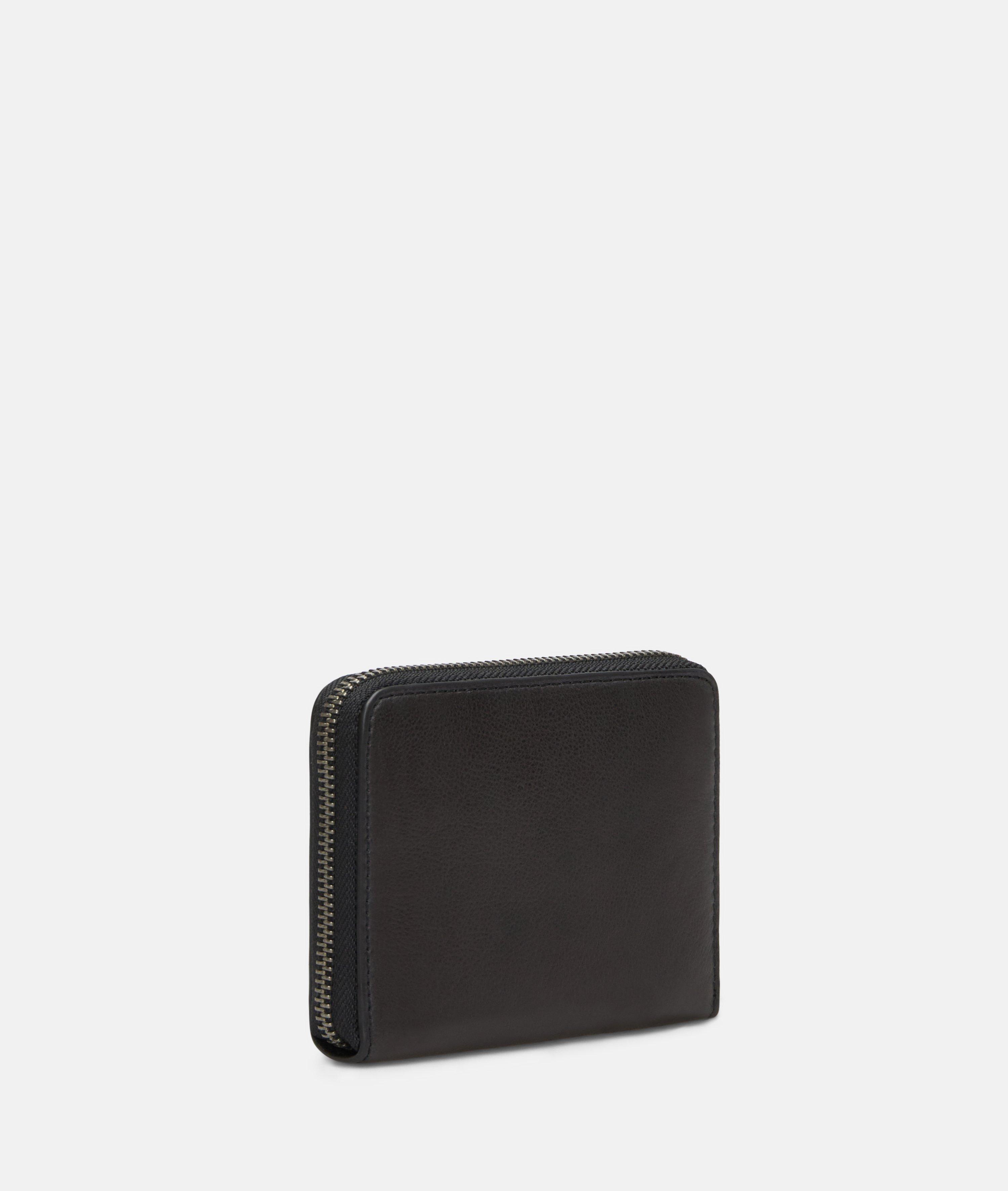 Wallet in black & blue