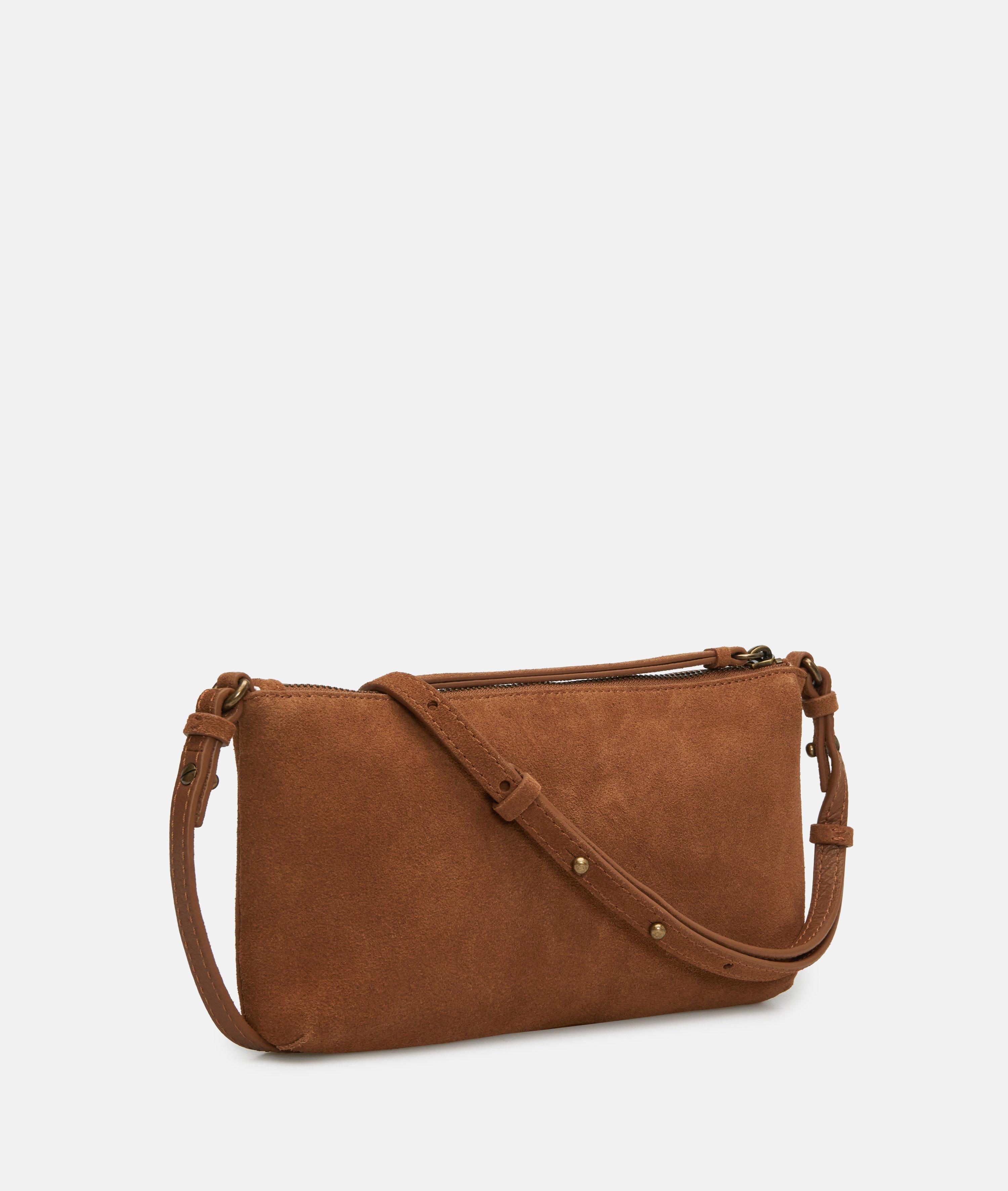 Single Zena Crossbody S in braun, olive & gelb