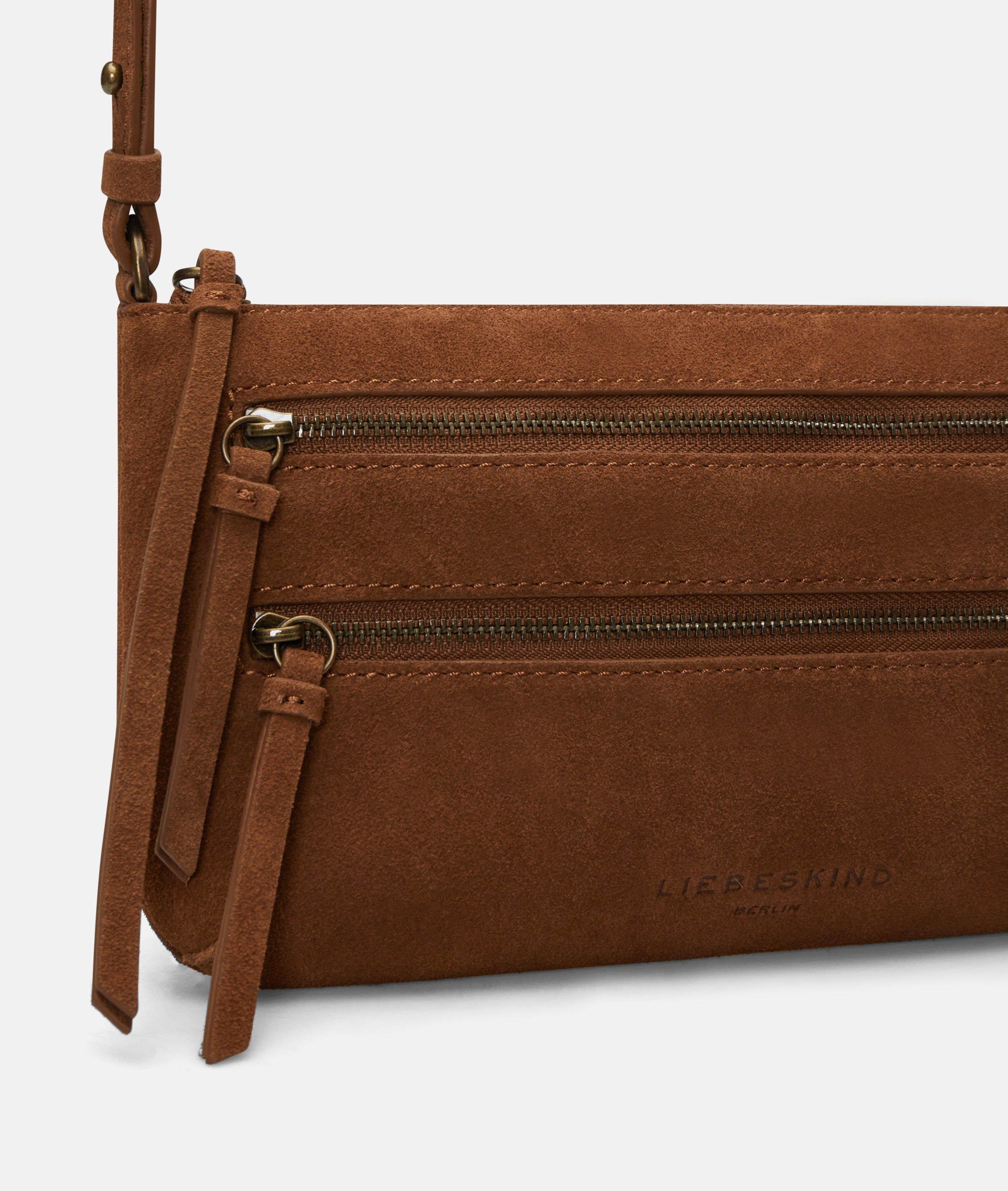 Single Zena Crossbody S in braun, olive & gelb