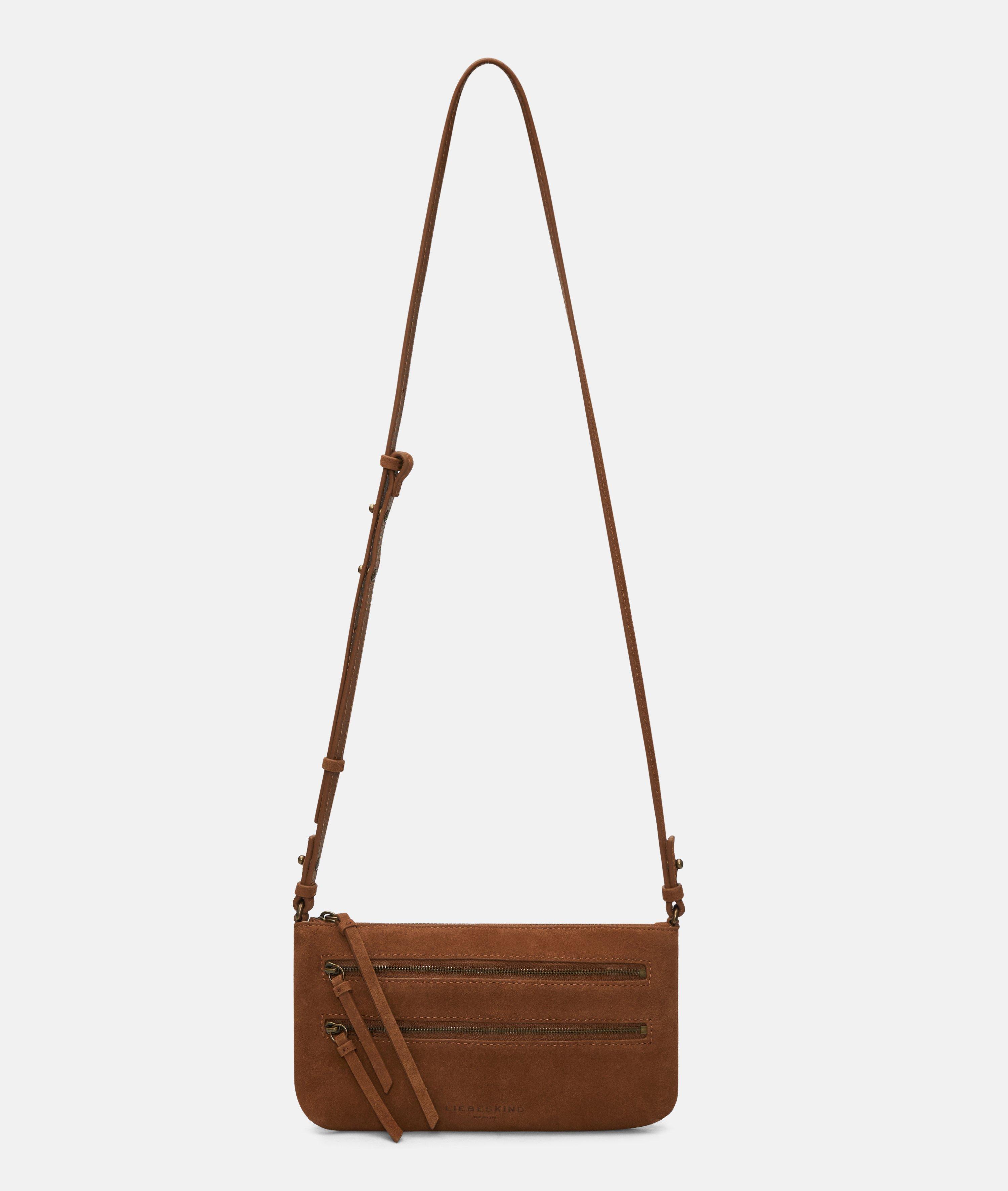Single Zena Crossbody S in braun, olive & gelb