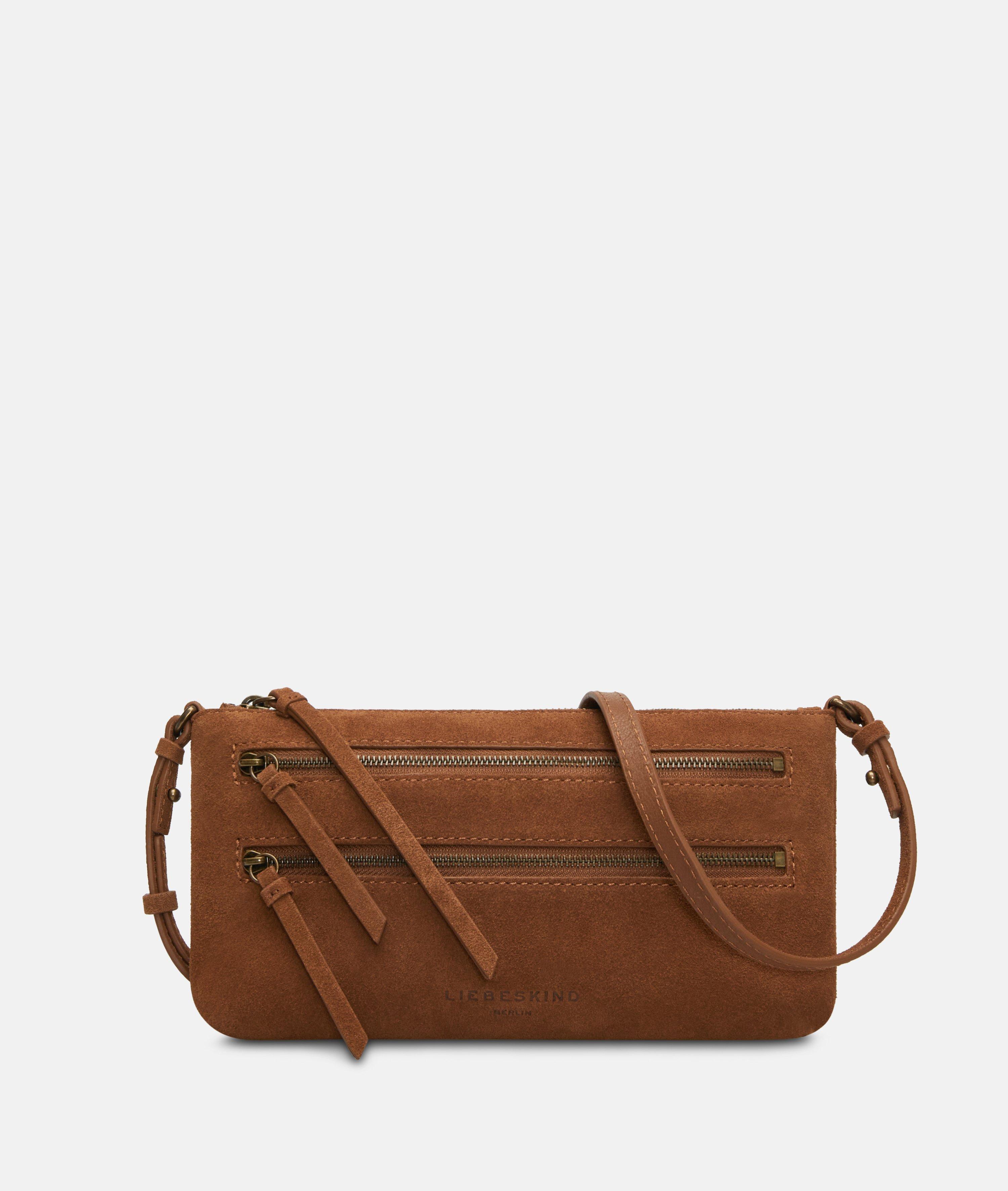 Single Zena Crossbody S in braun, olive & gelb