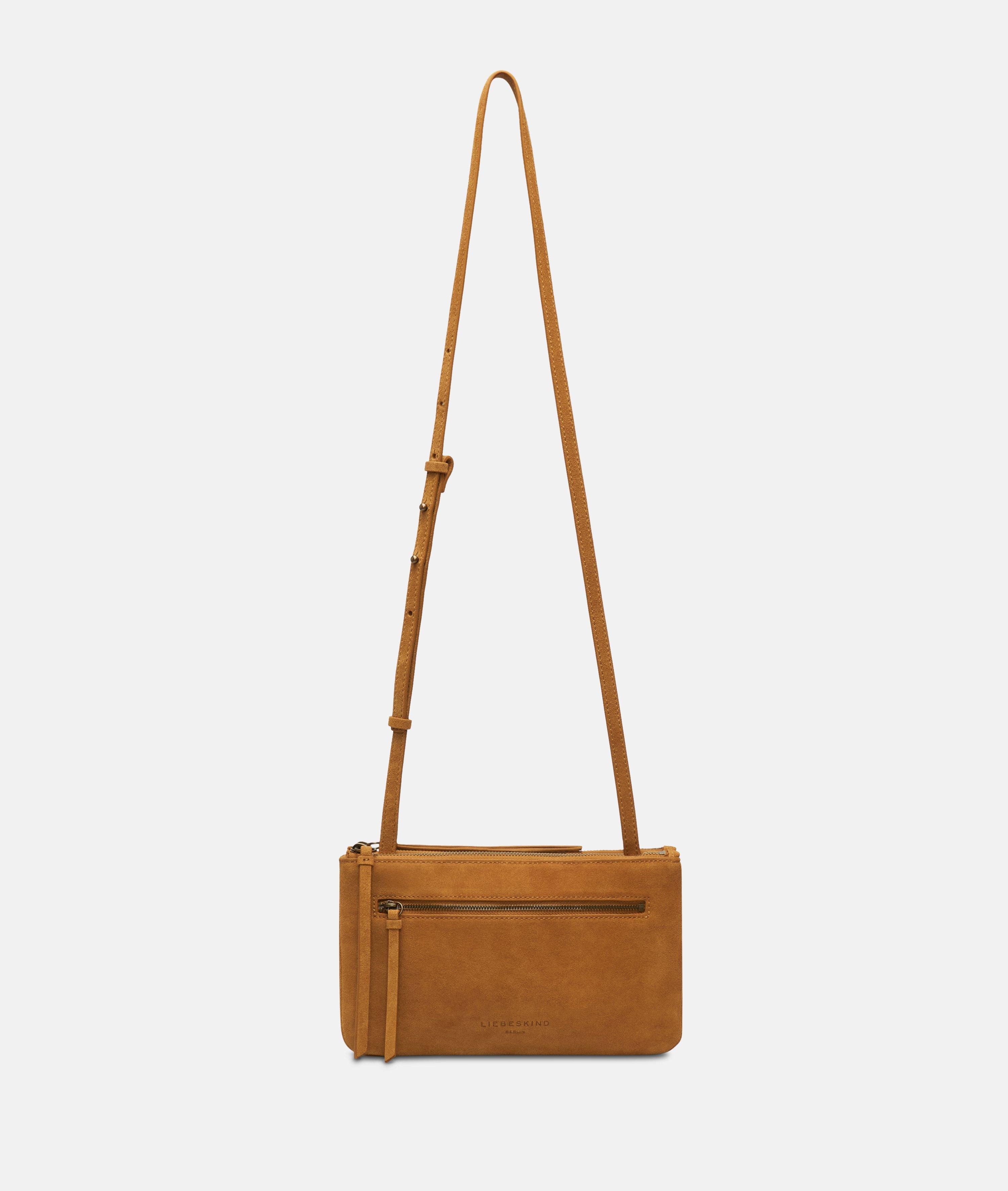 Double Zena Crossbody S in gelb, braun & olive