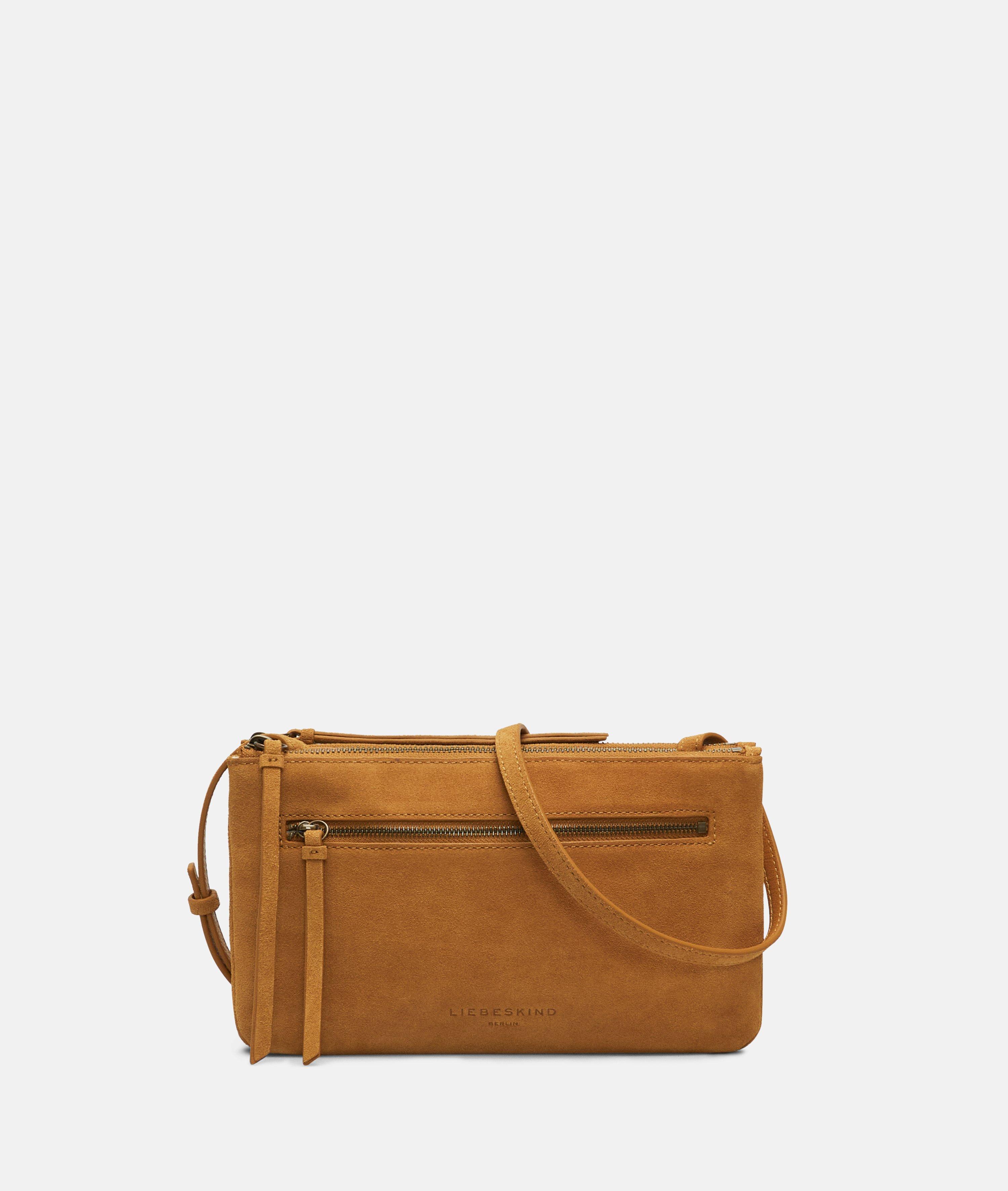 Double Zena Crossbody S in gelb, braun & olive