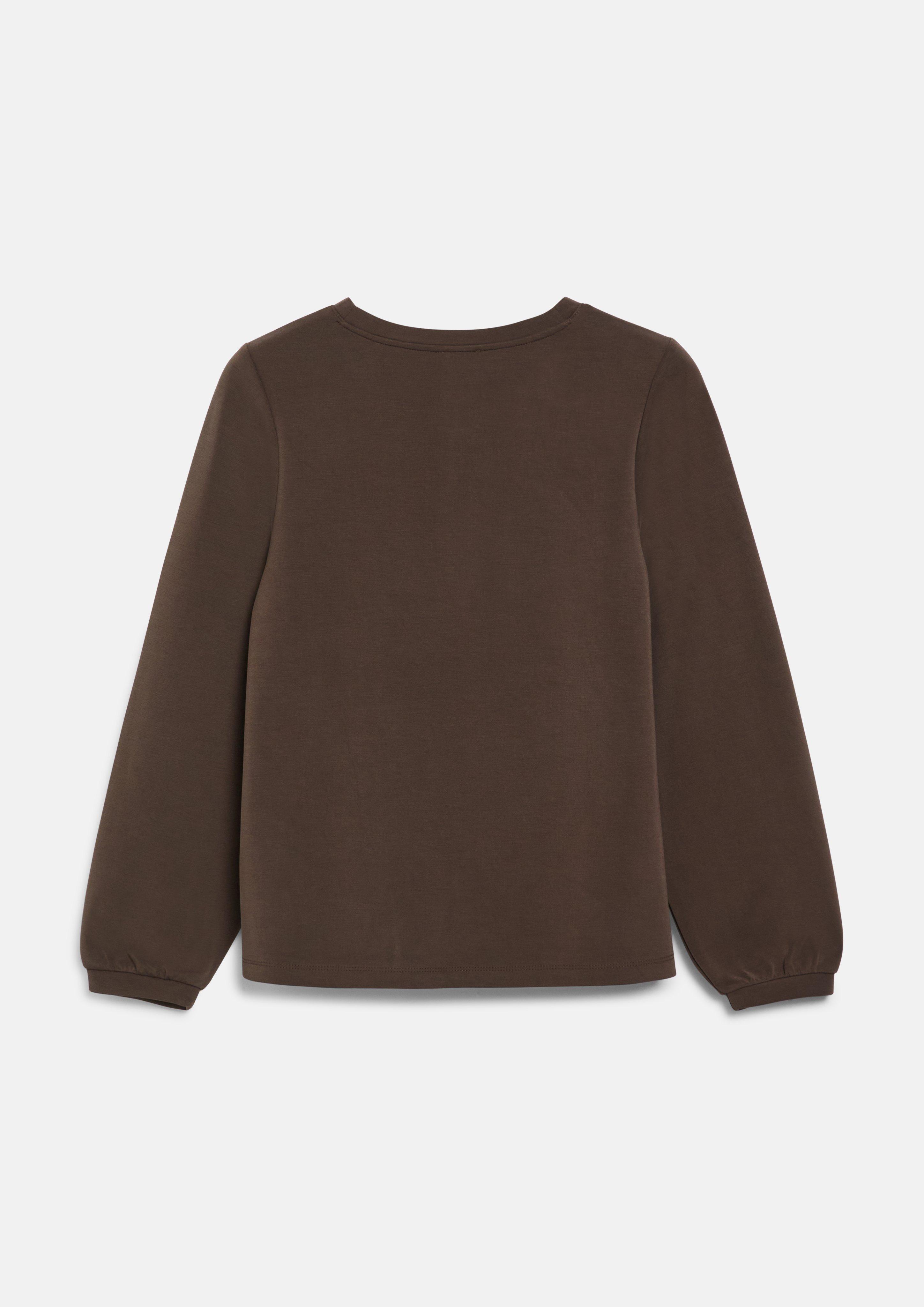 Femmes Sweat-shirt en brun de s.Oliver