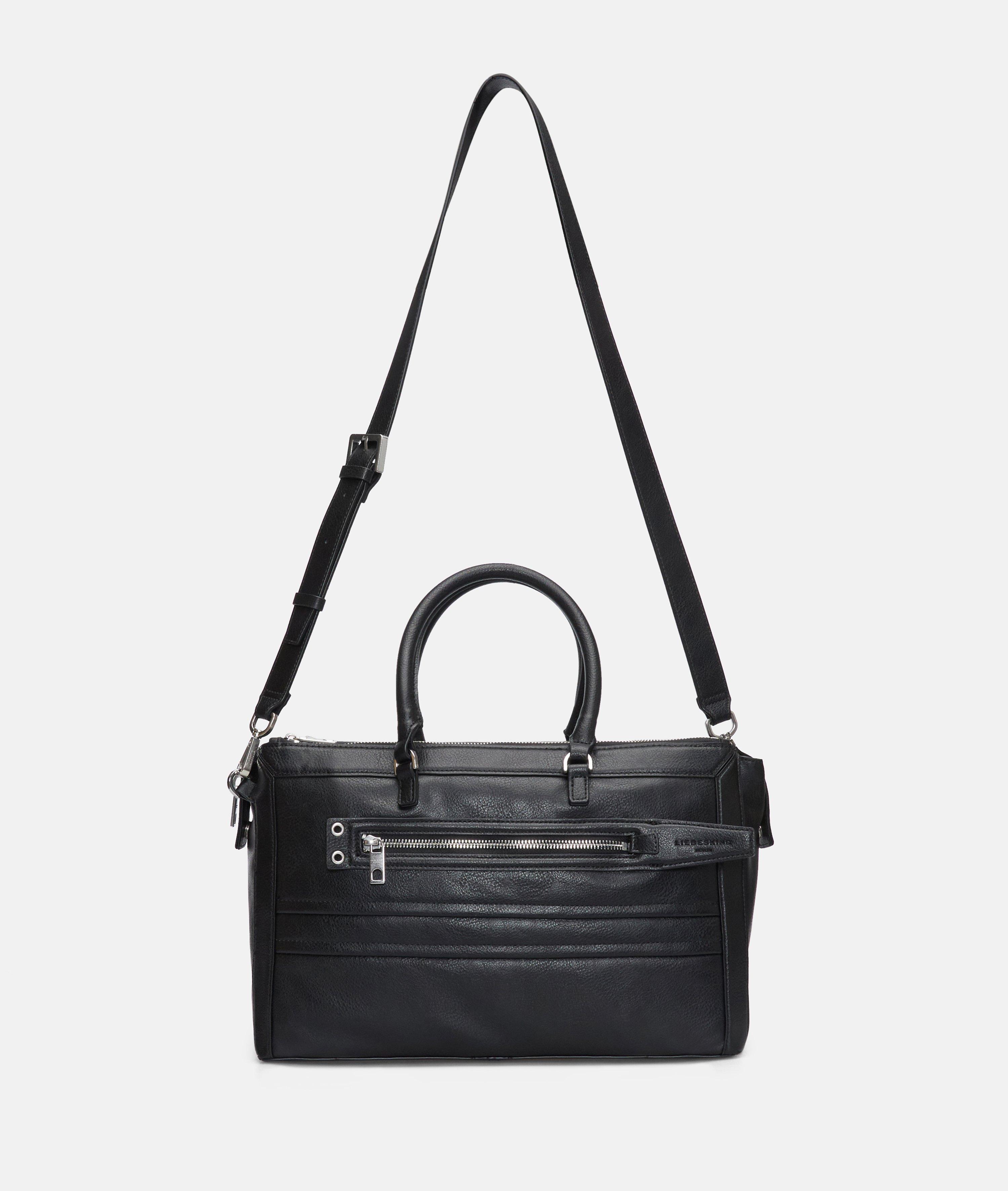 Delia Hobo M in schwarz & braun