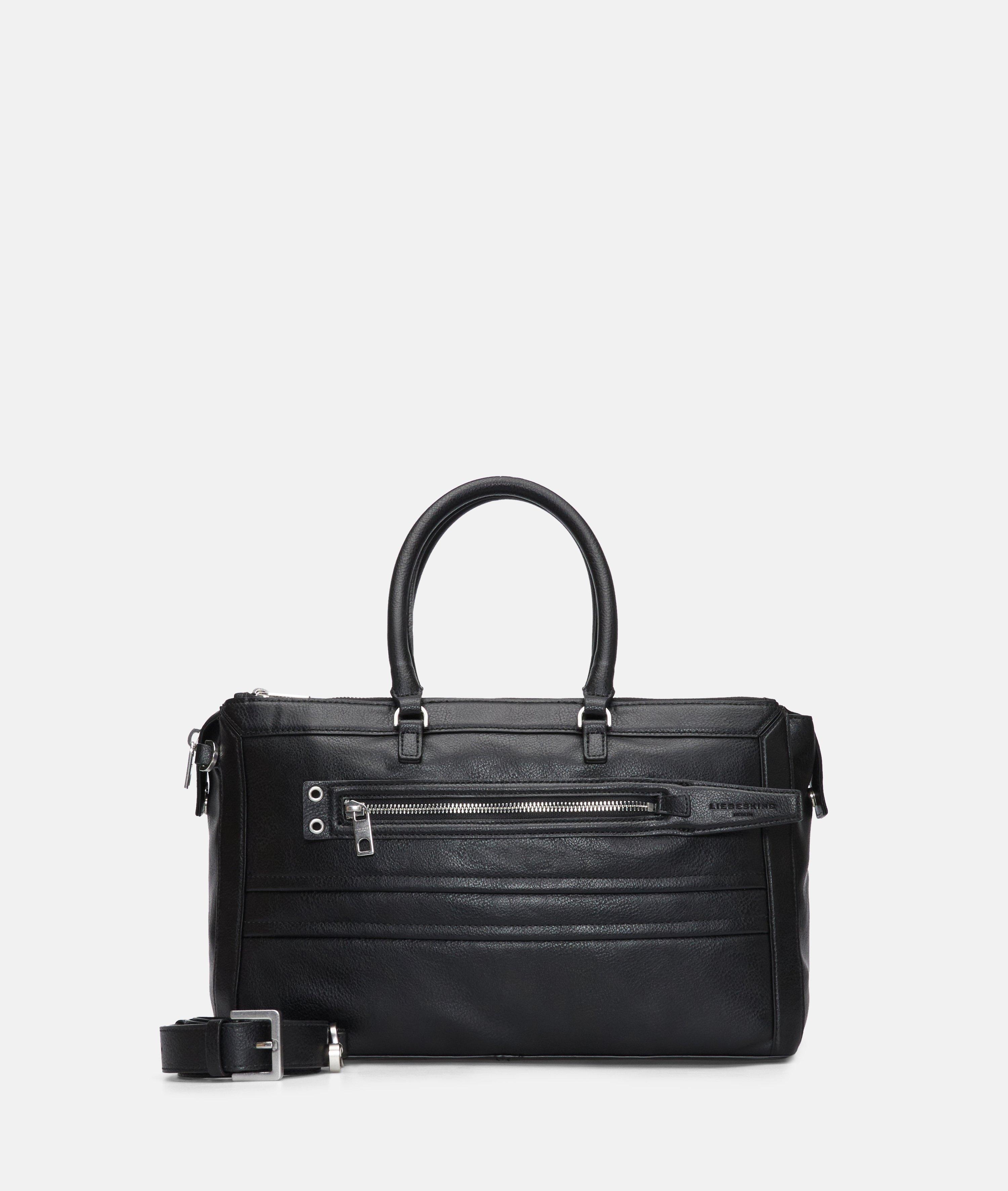 Delia Hobo M in schwarz & braun
