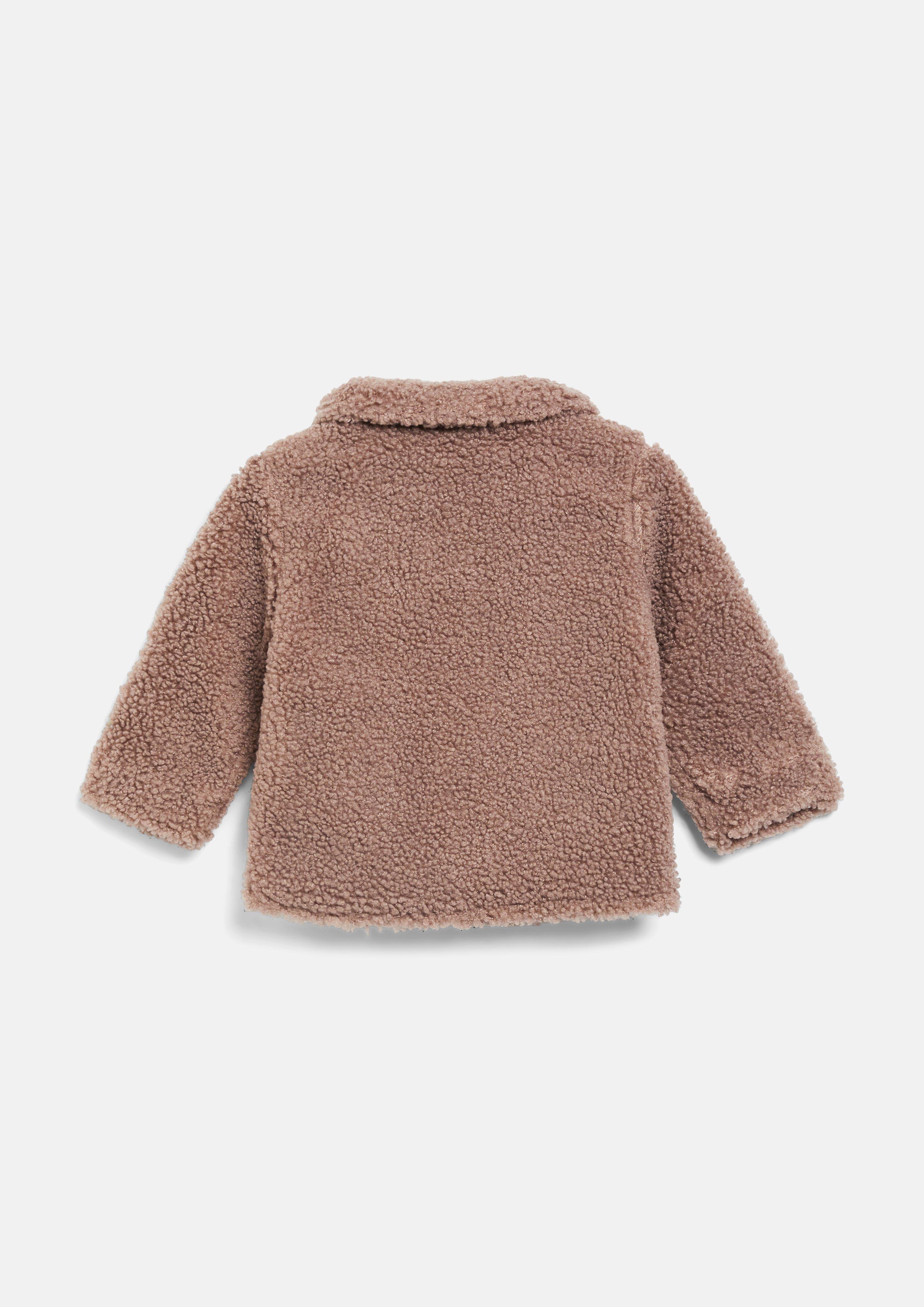 Junior Veste en peluche en brun de s.Oliver