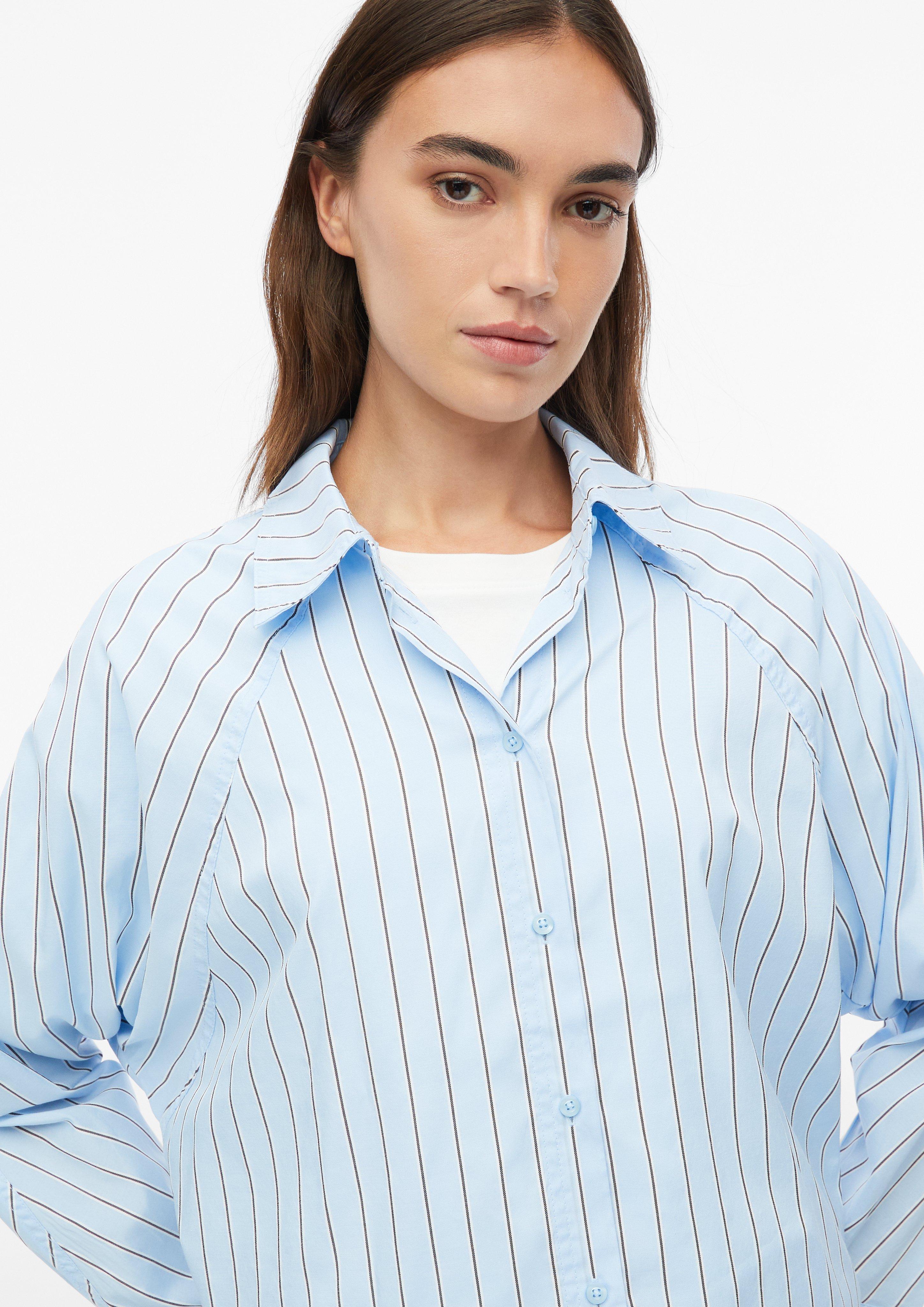 Damen Verkürzte Bluse mit Fledermausarm in blau von s.Oliver