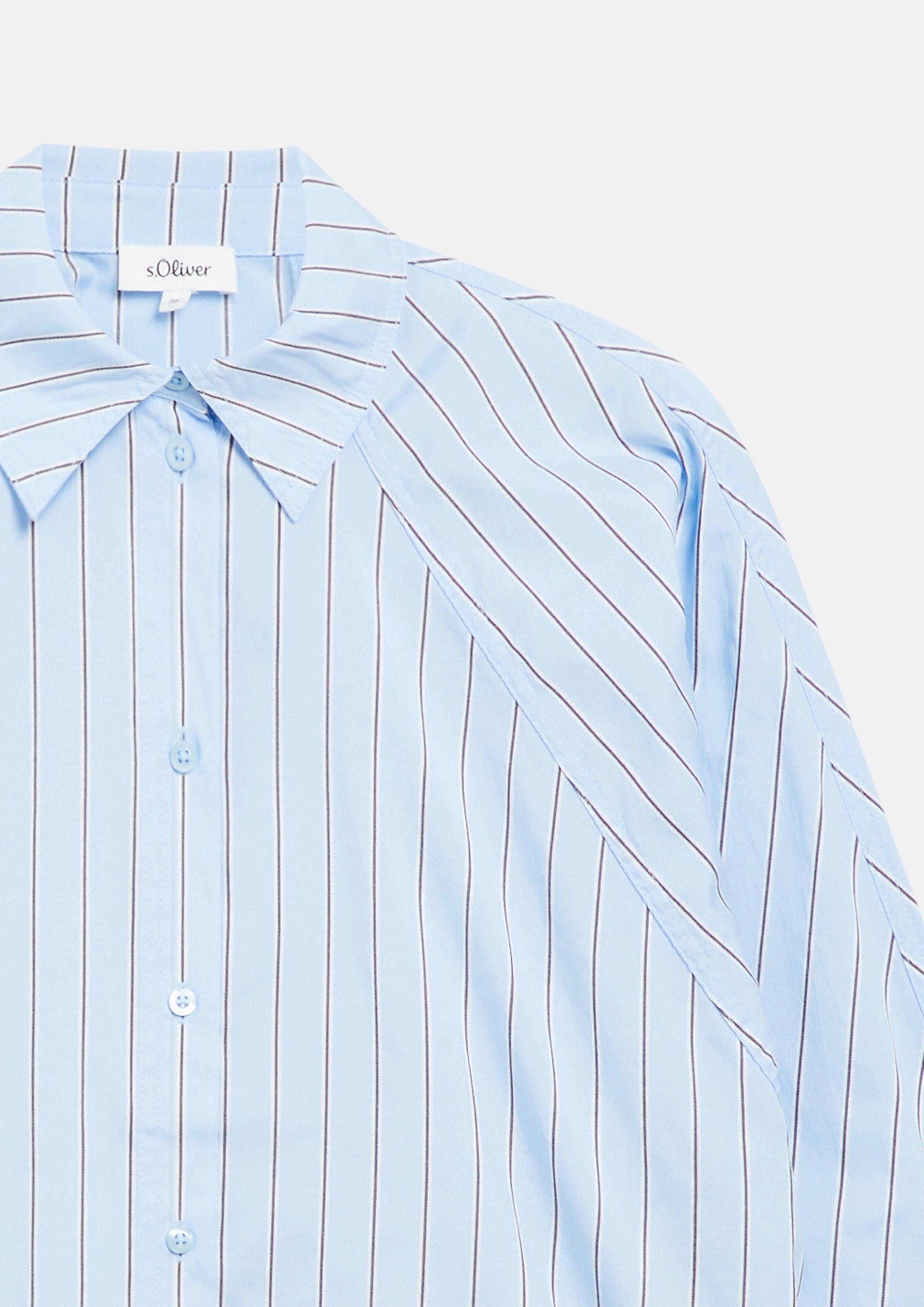 Damen Verkürzte Bluse mit Fledermausarm in blau von s.Oliver