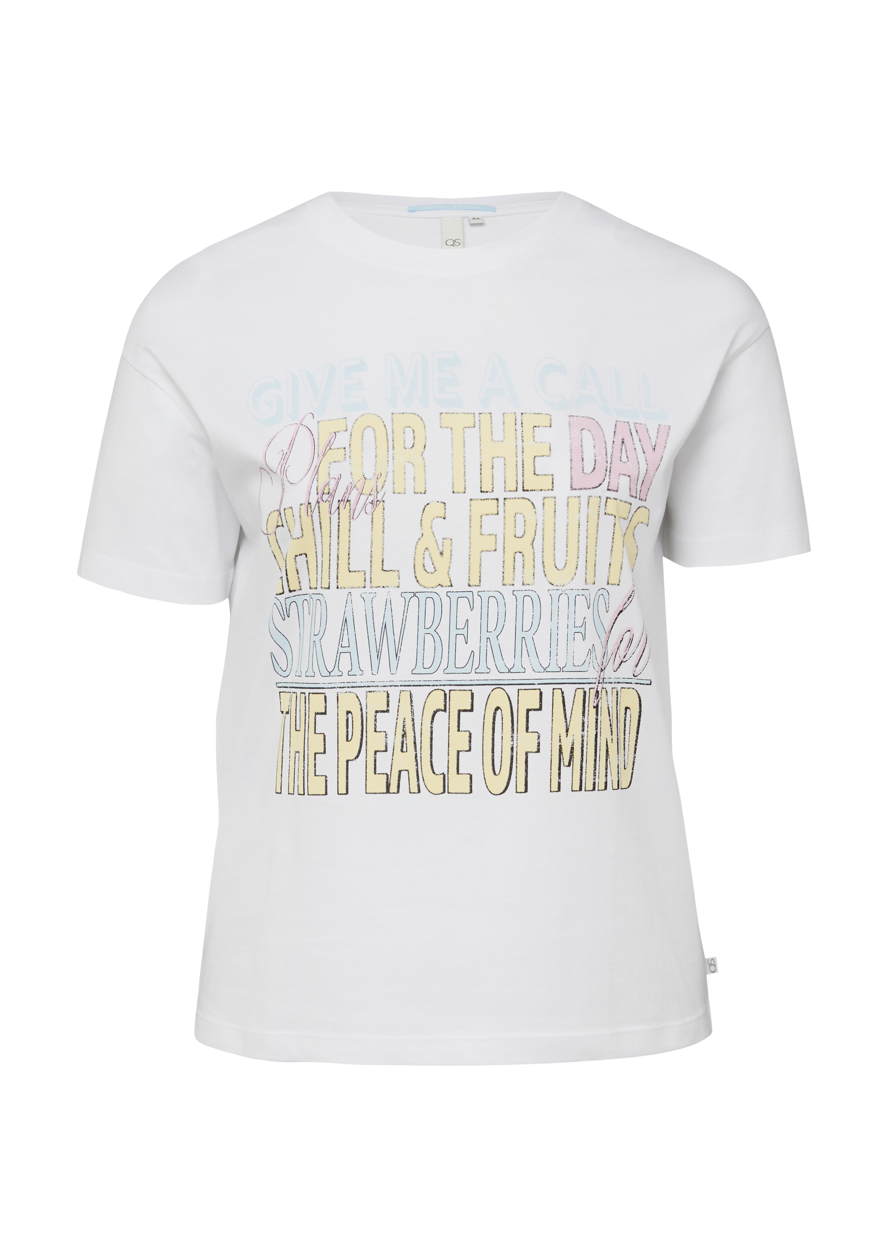 Boyfriend shirt met tekstopdruk