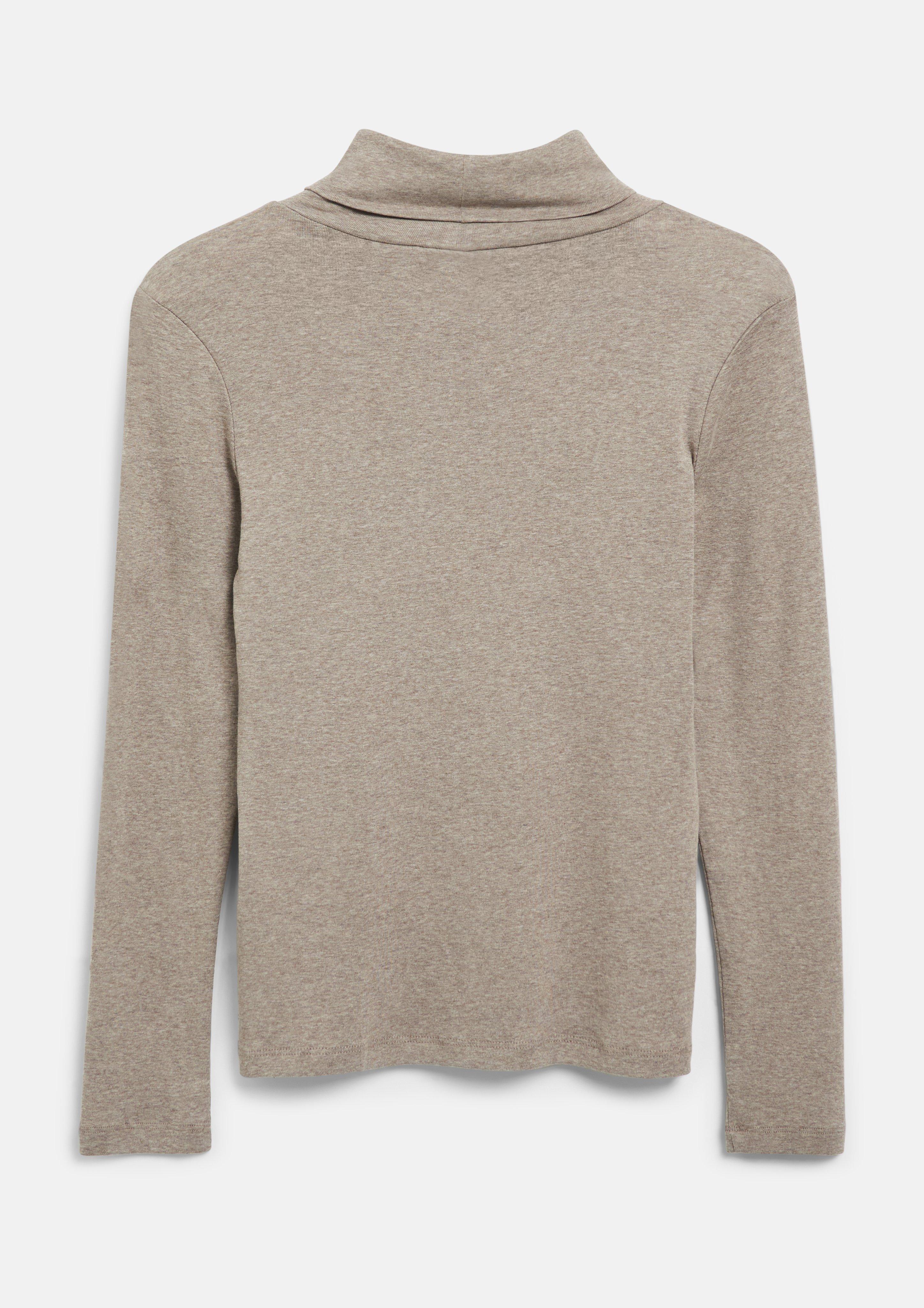 Femmes Pull à col roulé coupe ajustée en brun de s.Oliver
