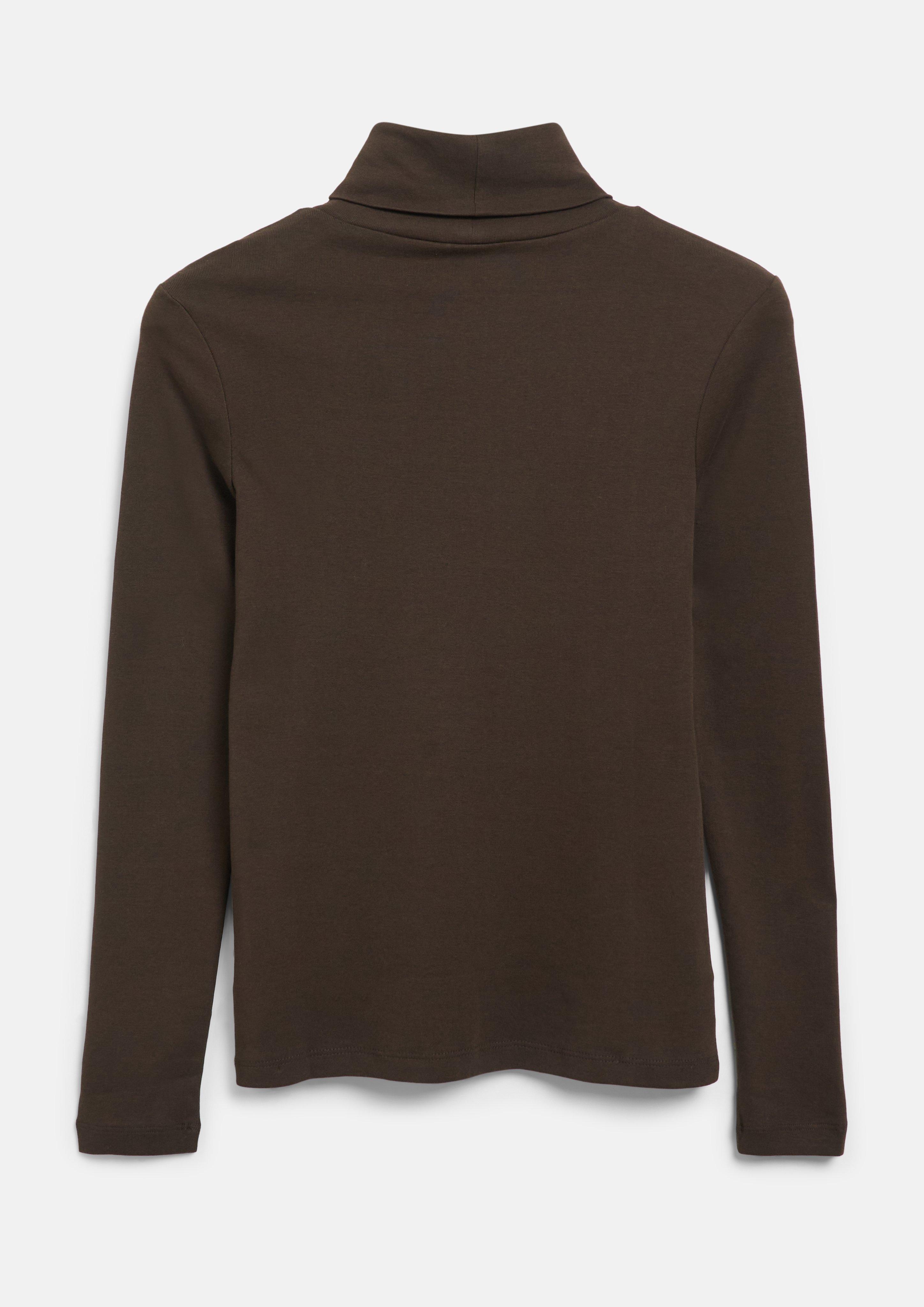 Damen Rollkragen-Shirt im Slim Fit in braun von s.Oliver