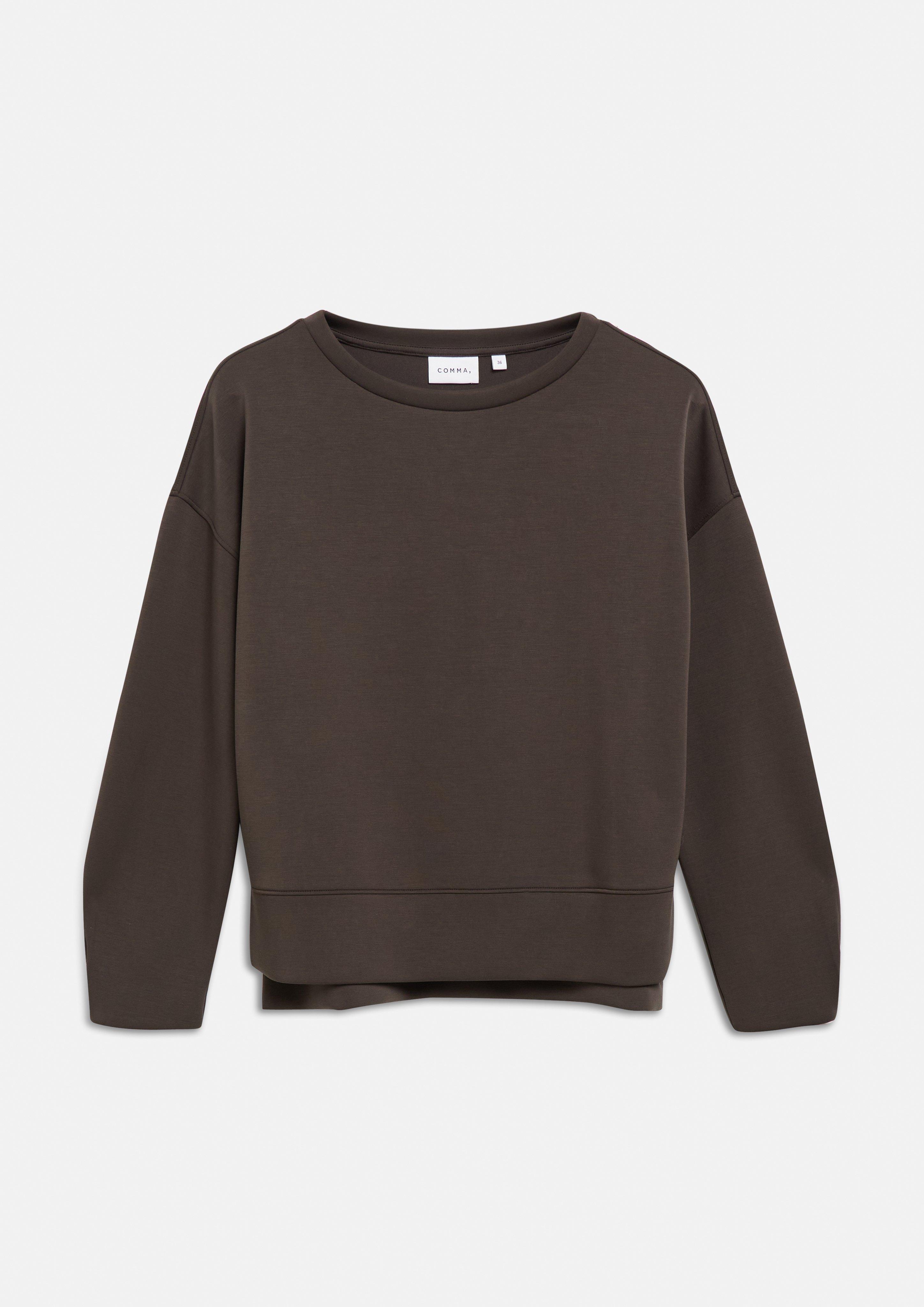 Sweatshirt in braun von COMMA