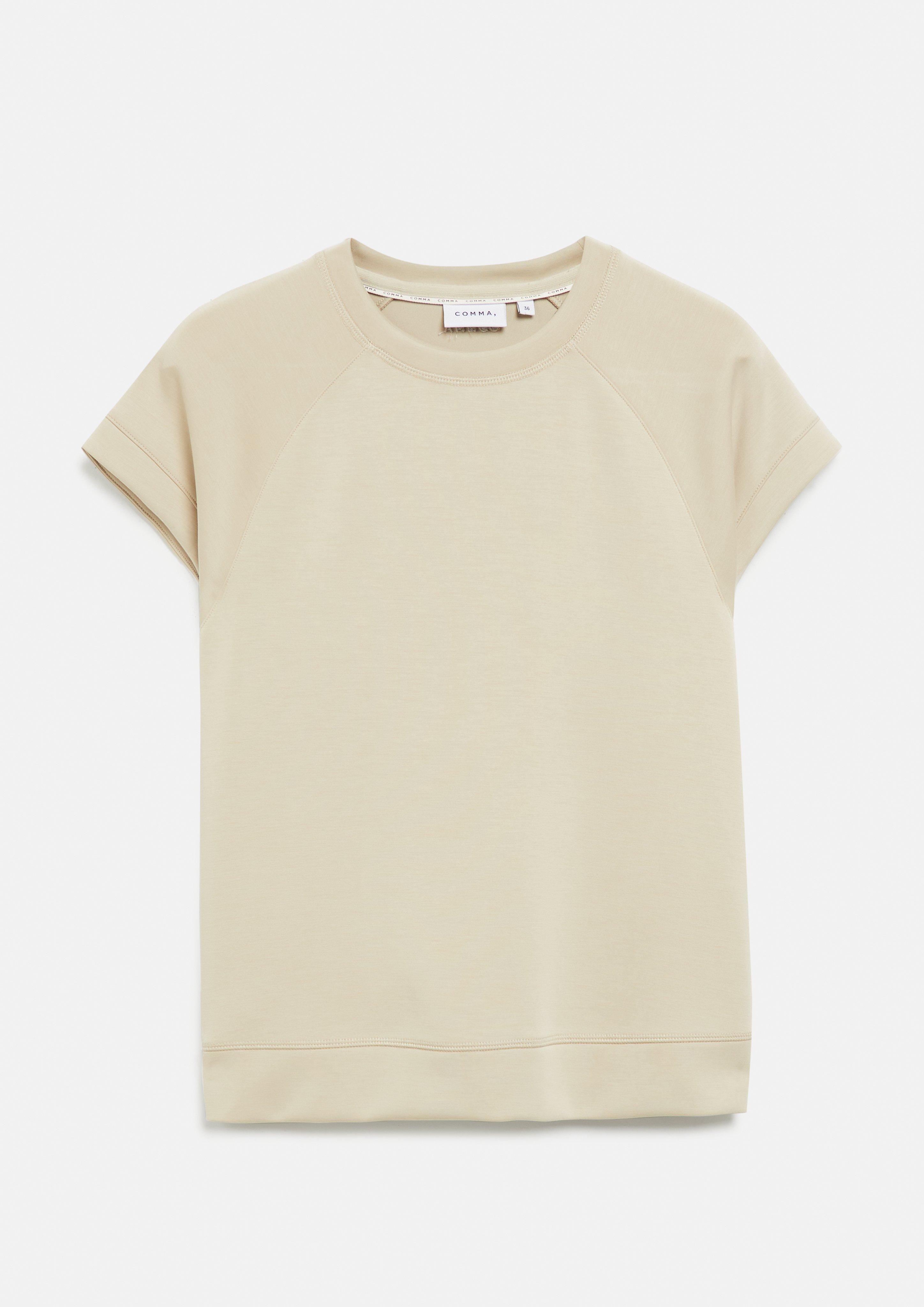 Sweatshirt in beige von COMMA