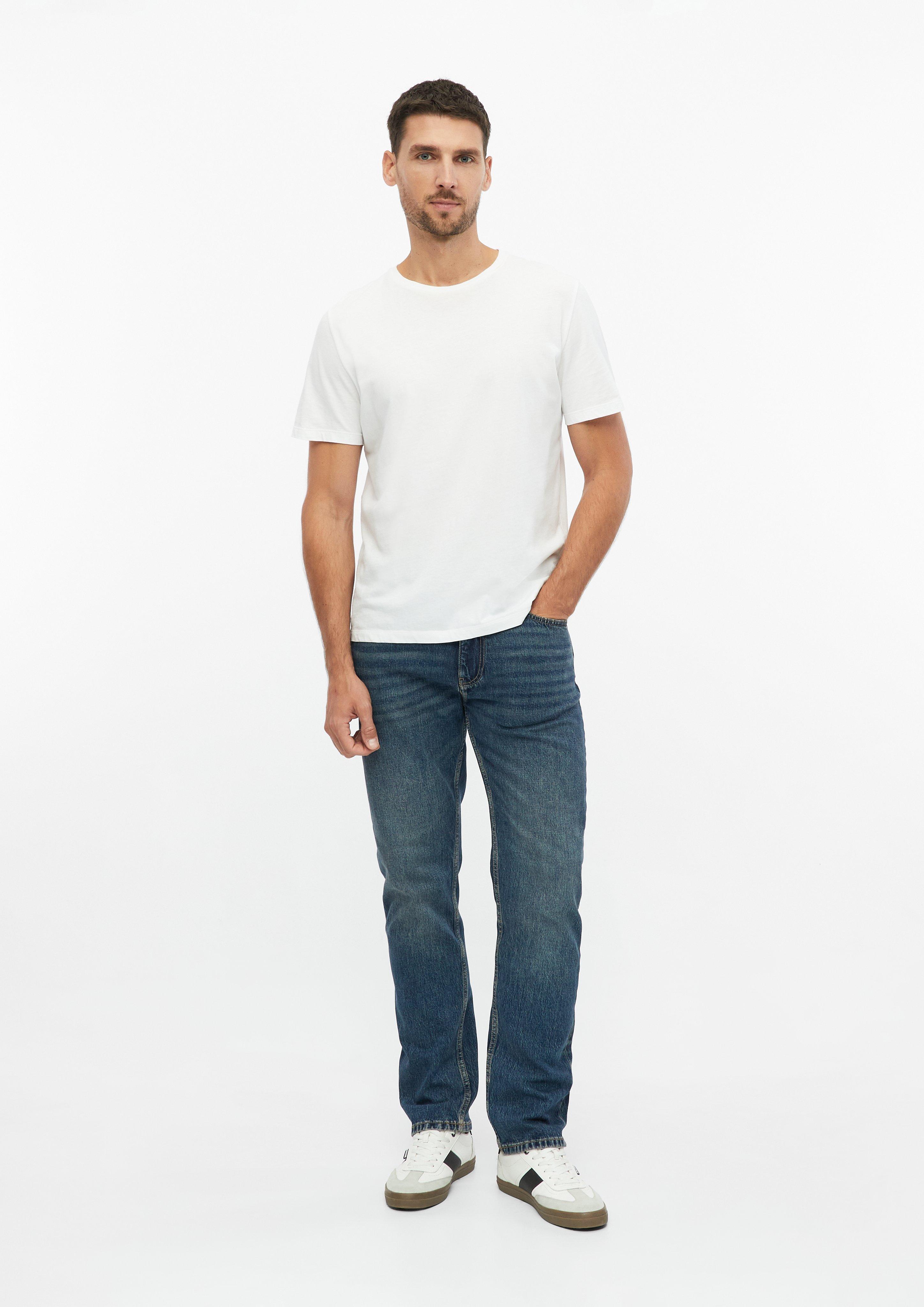Jeans Benito / Straight Fit / Mid Rise in Farbe blau von s.Oliver