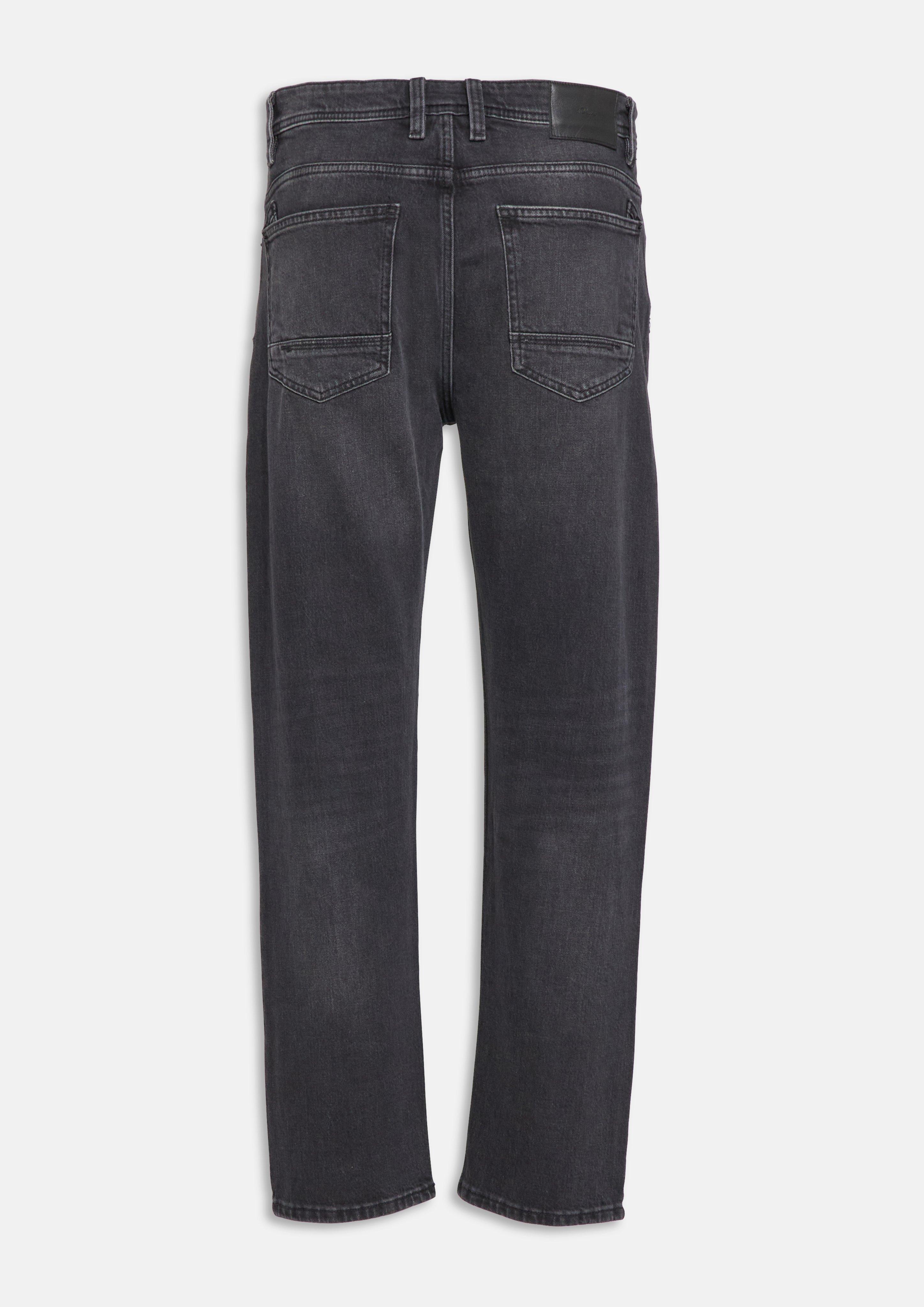 Men Benito Jeans / Regular Fit / Mid Rise / Straight Leg in grey by s.Oliver