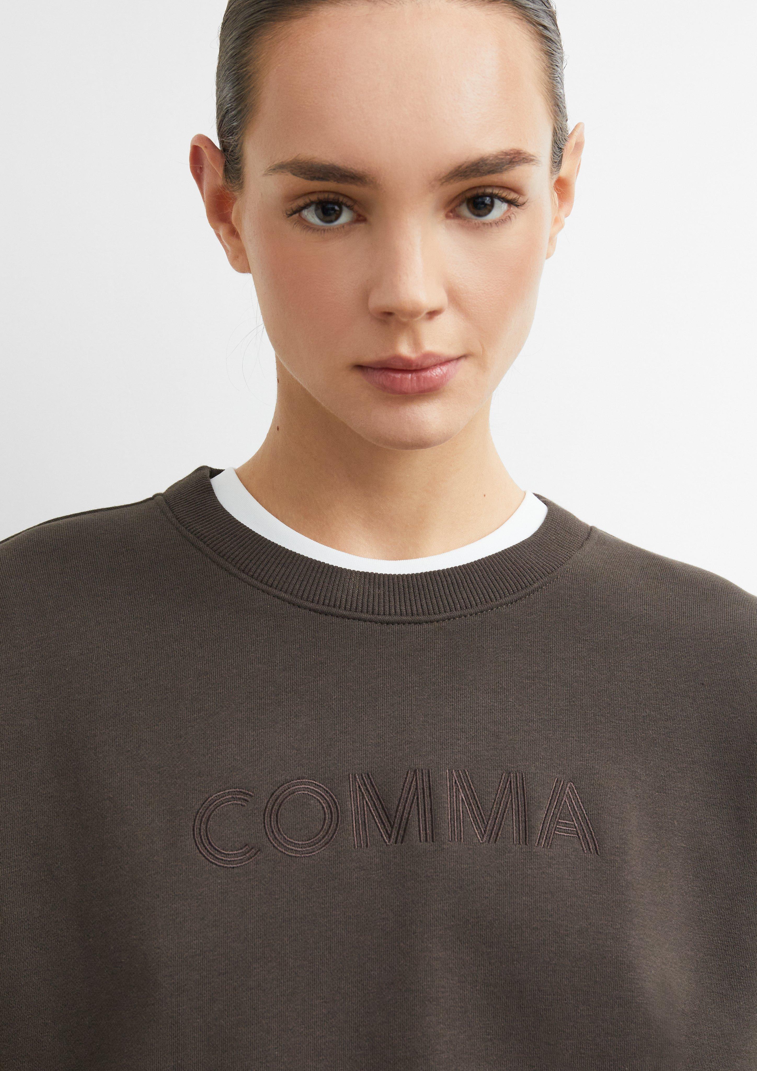 Sweat-shirt en brun de COMMA
