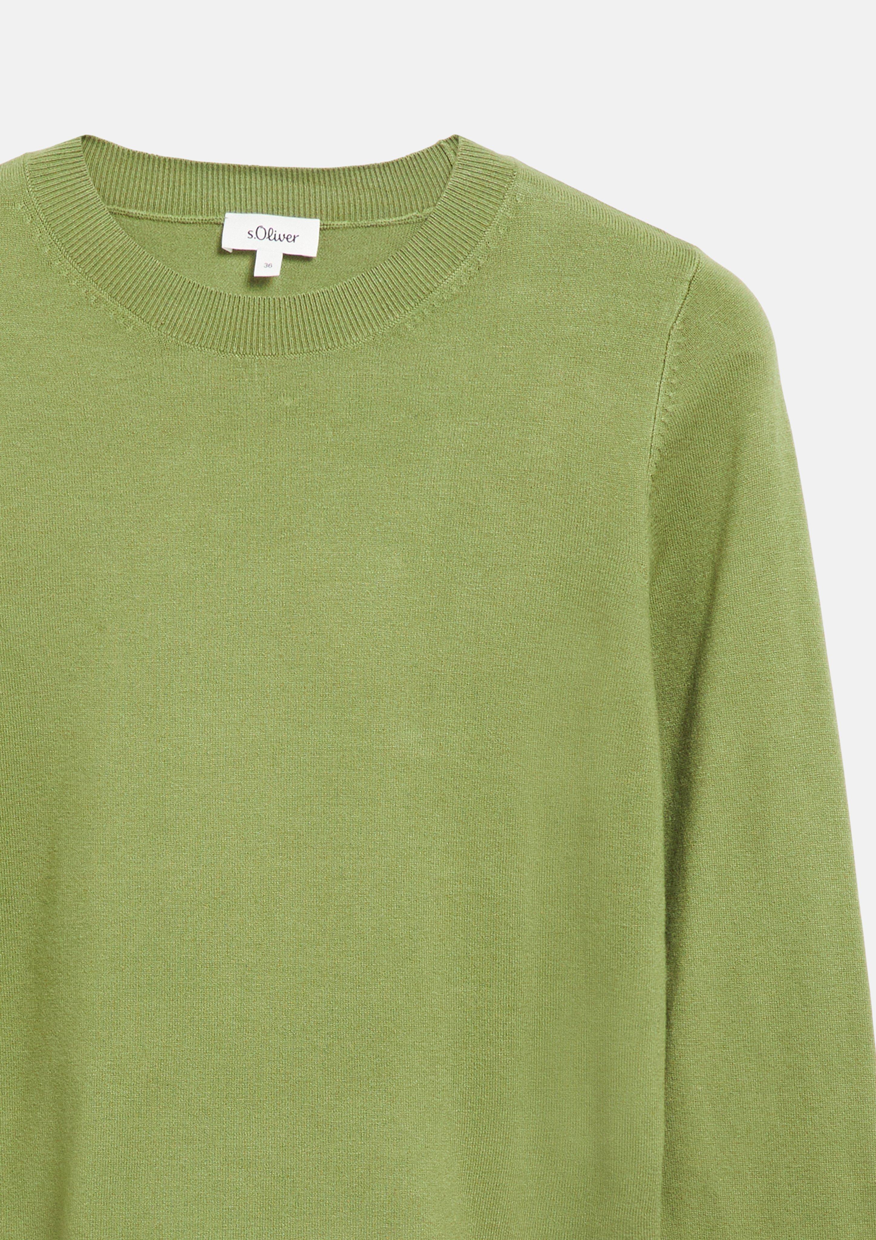 Kobiety Sweter z dzianiny w kolorze zielony od s.Oliver