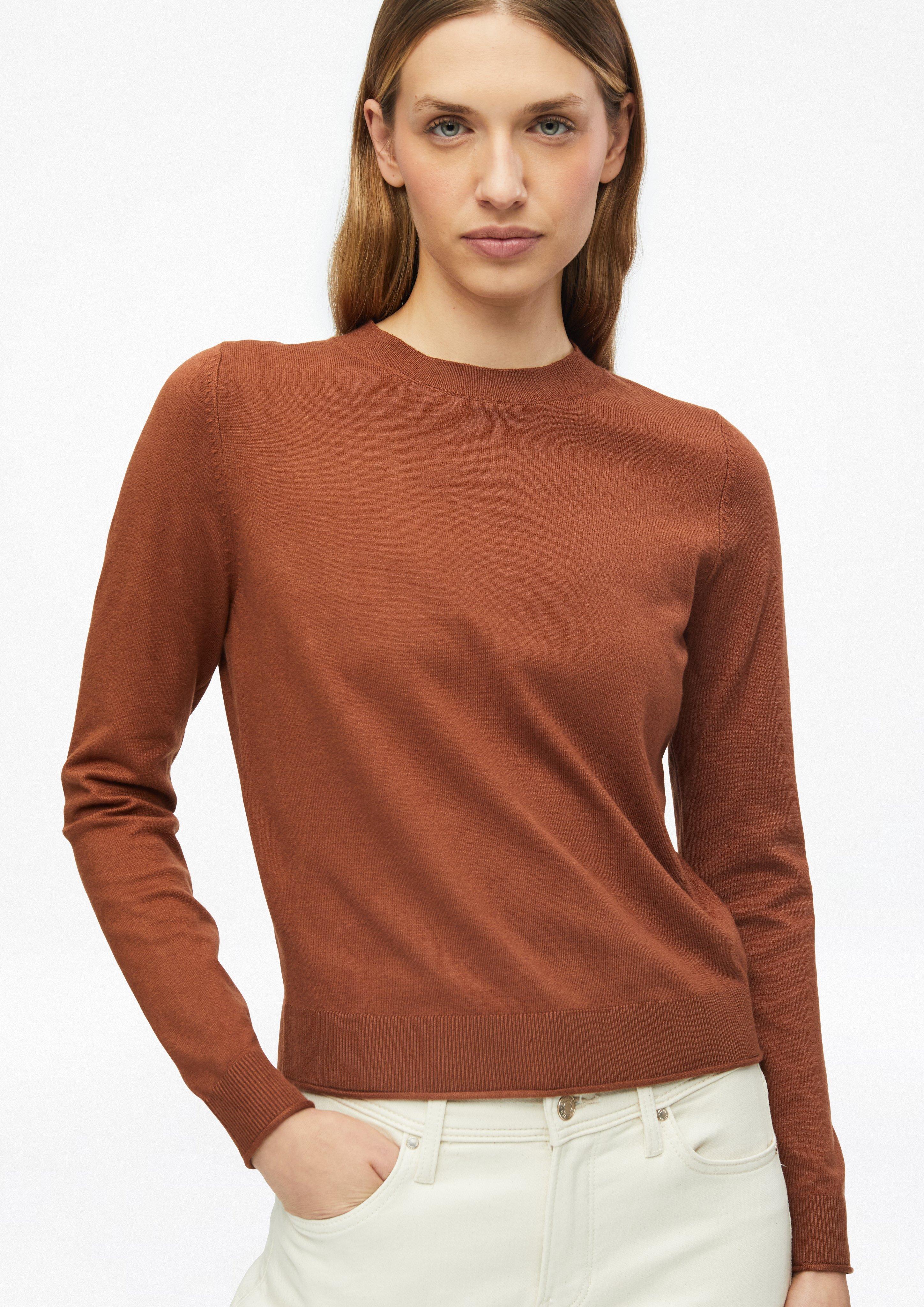 Femmes Pull en tricot en orange de s.Oliver