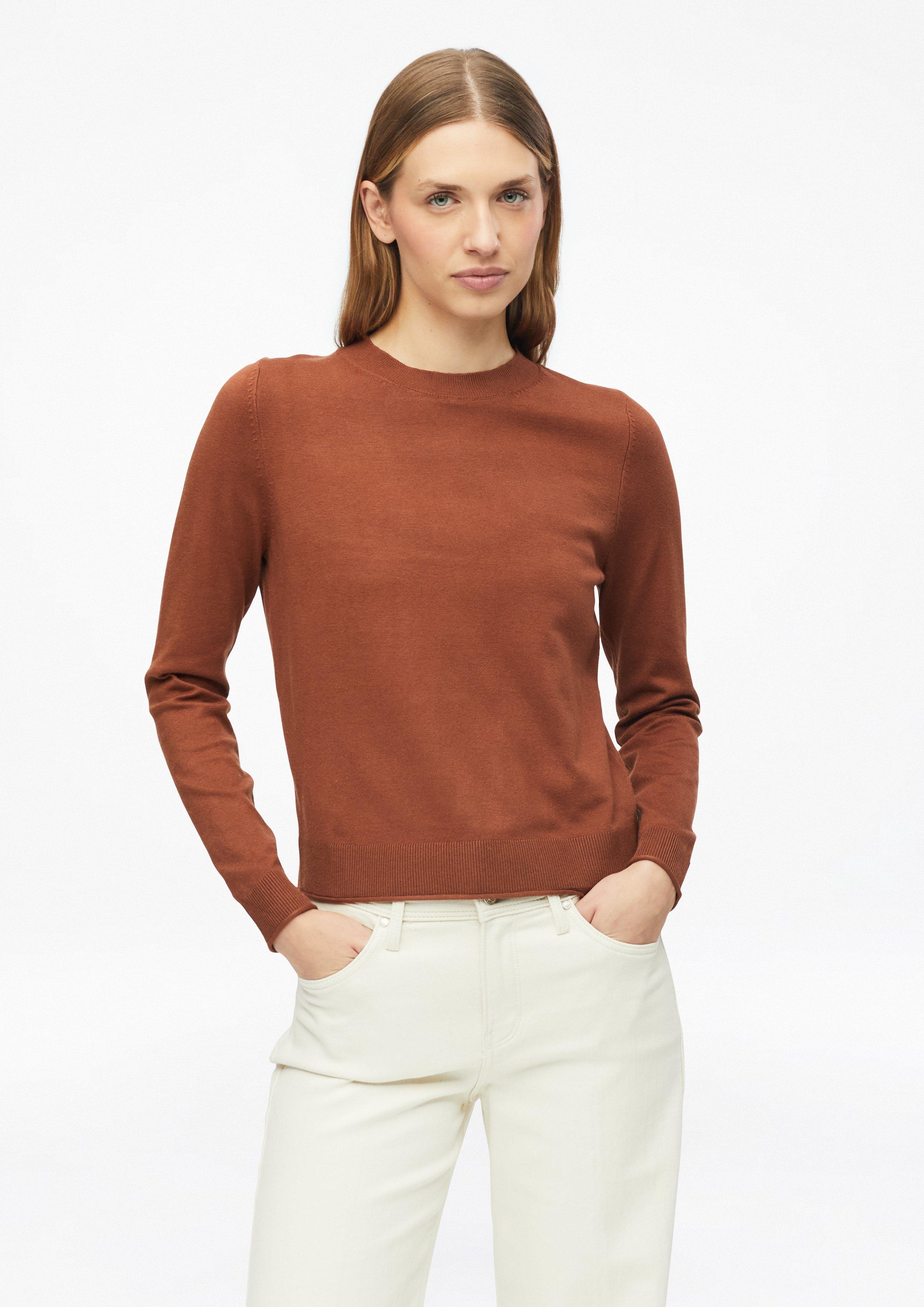 Femmes Pull en tricot en orange de s.Oliver